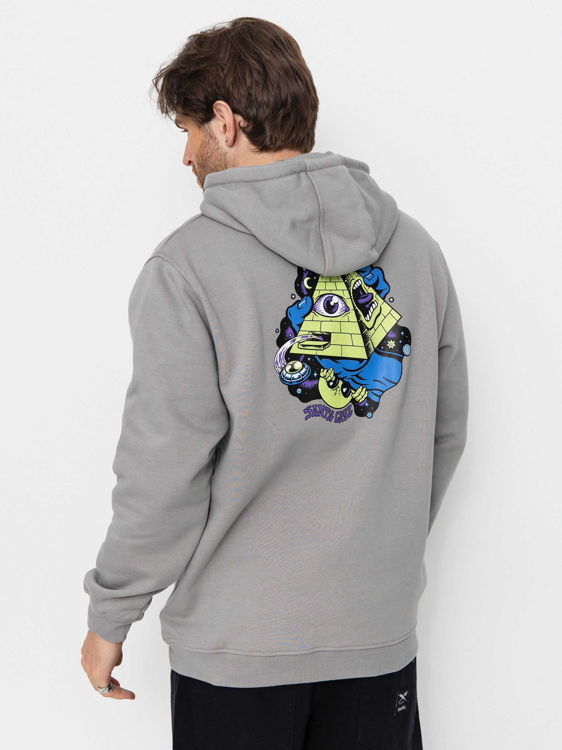 Santa Cruz Knibbs Invasion Hand HD Hoodie (moon dust)