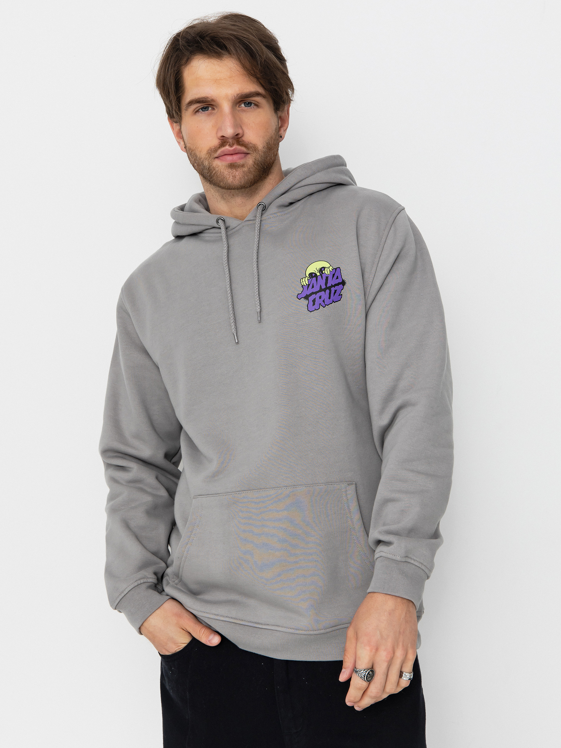 Santa Cruz Knibbs Invasion Hand HD Hoodie (moon dust)