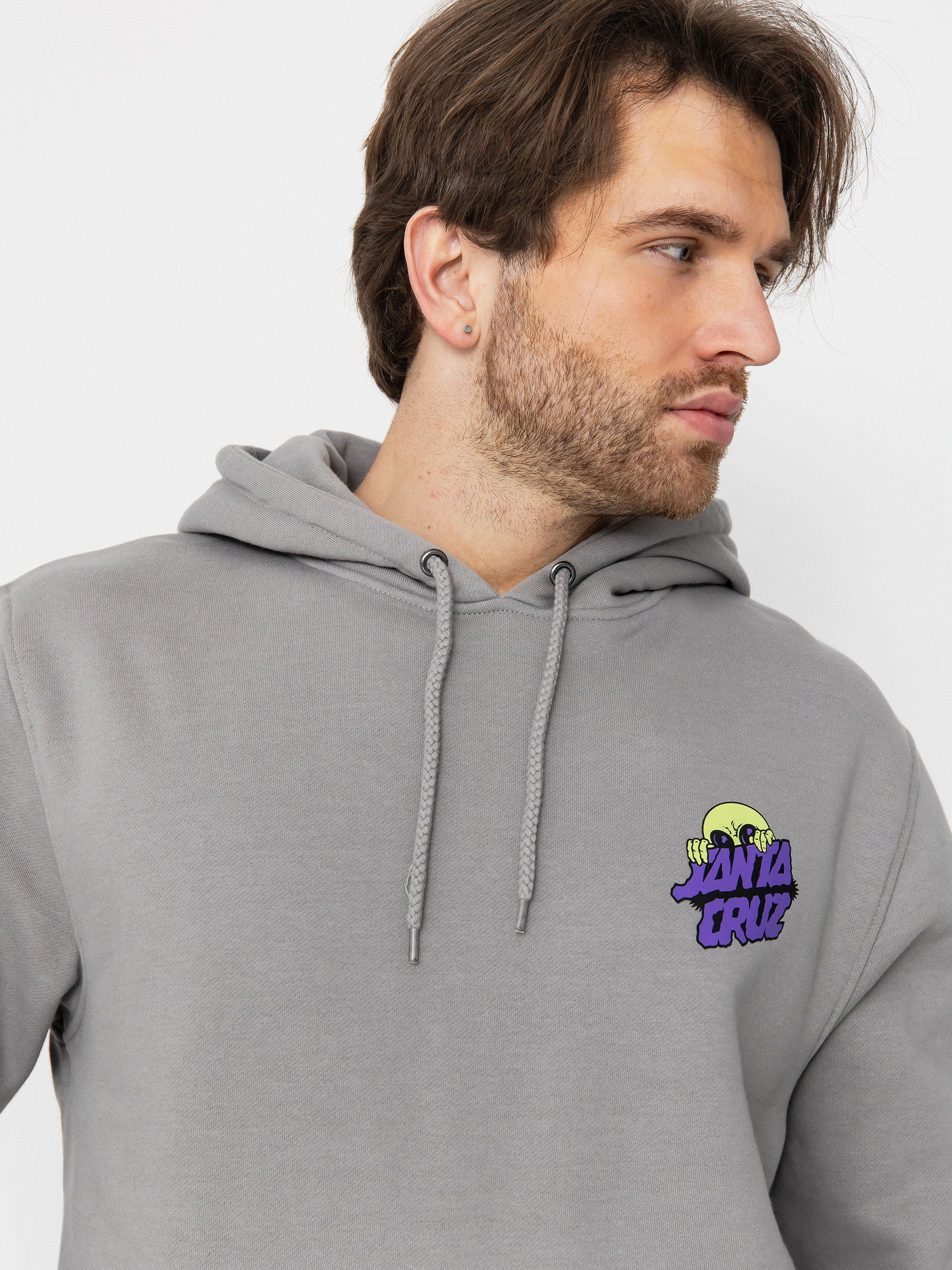 Santa Cruz Knibbs Invasion Hand HD Hoodie (moon dust)