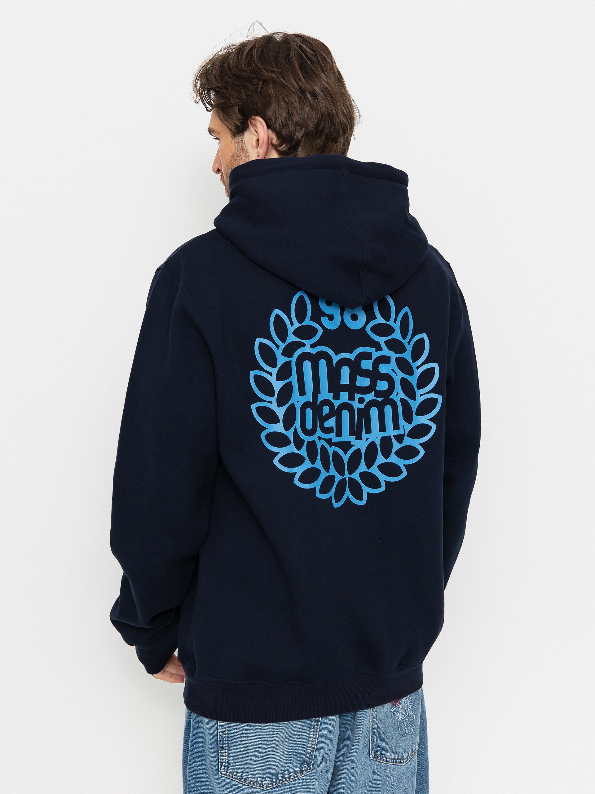 MassDnm Base Back HD Hoodie (navy)