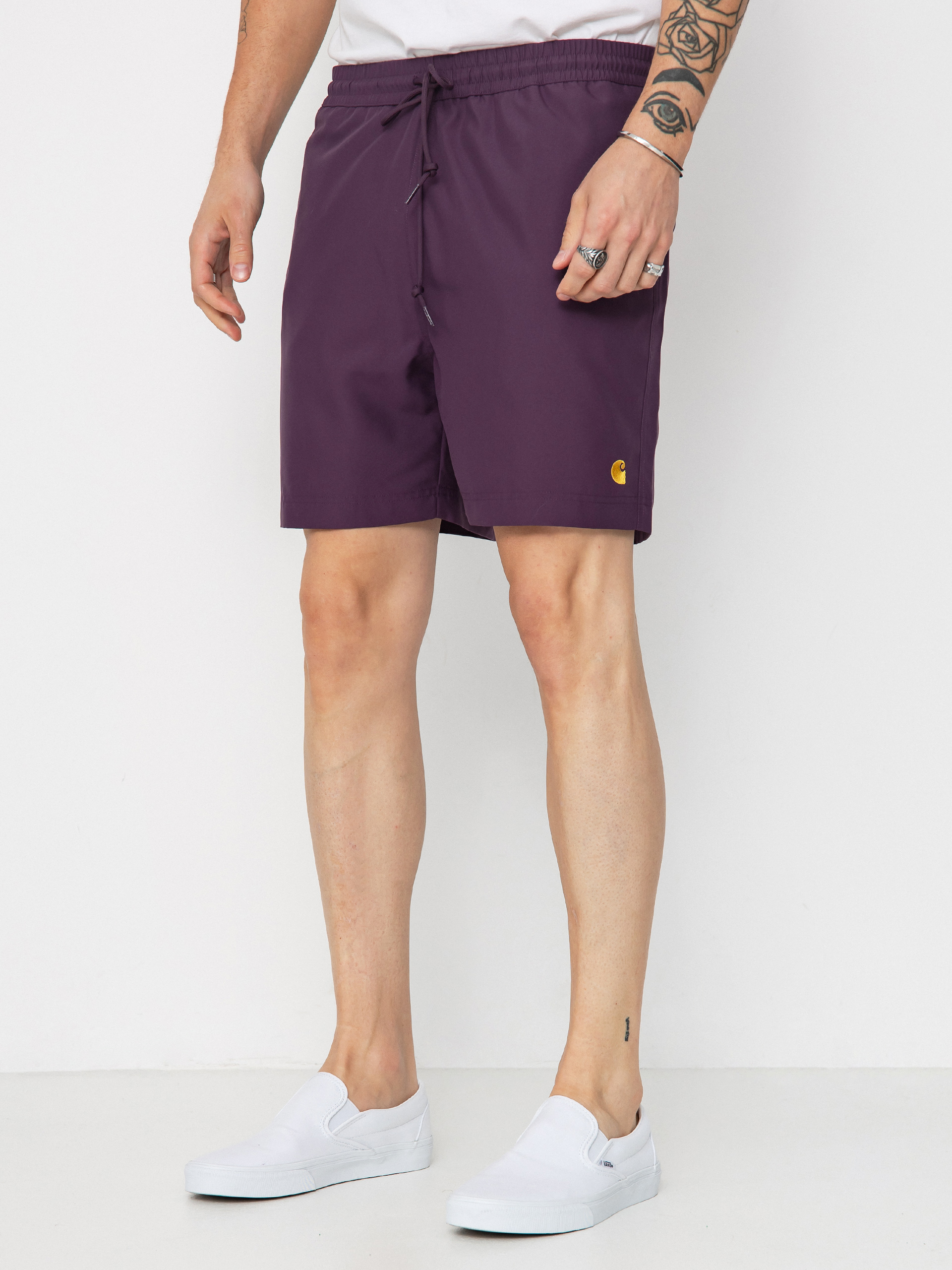 Carhartt WIP Shorts Chase Swim (huckleberry/gold)