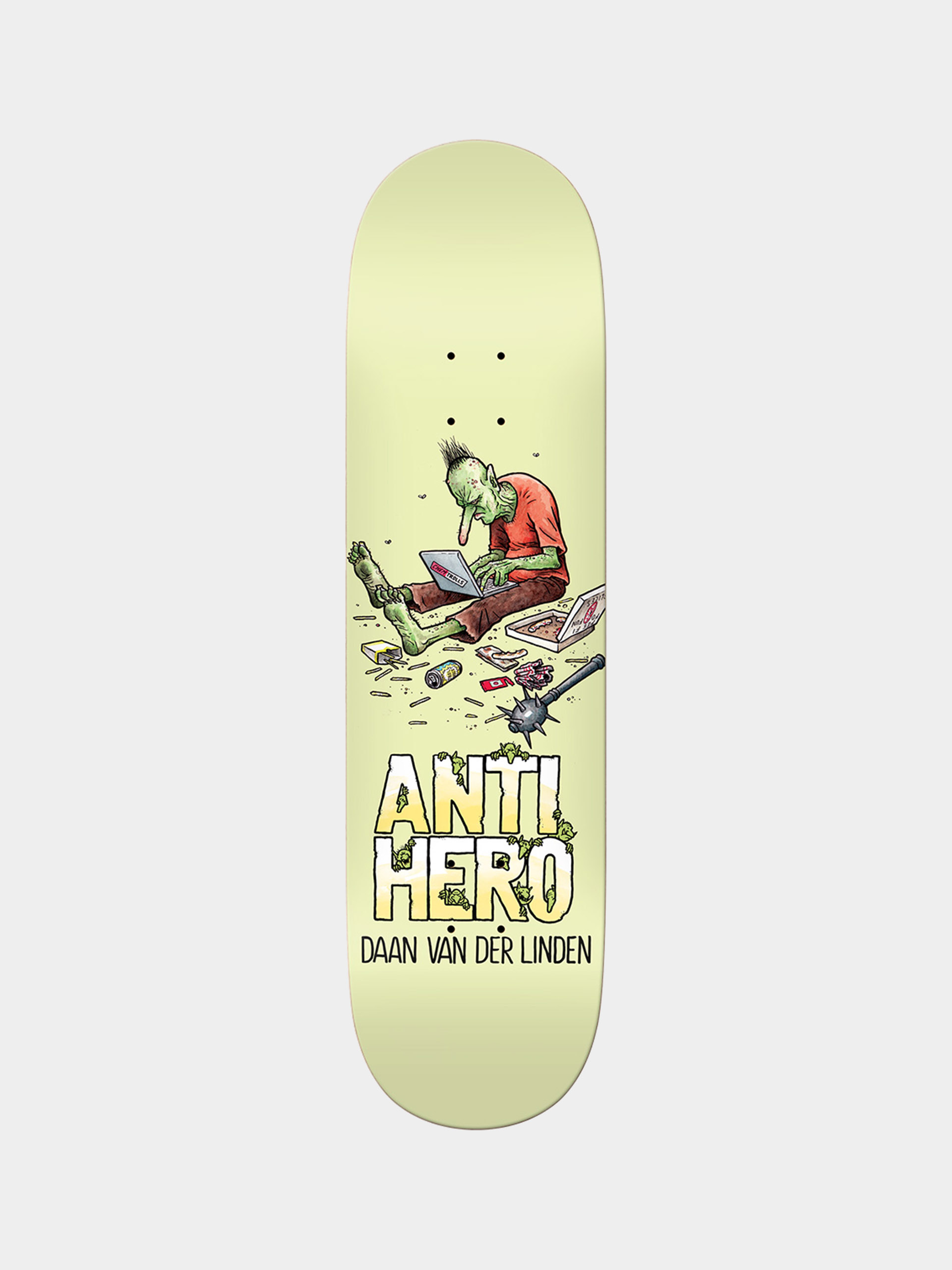 Antihero Deck Daan Trolls (light yellow)