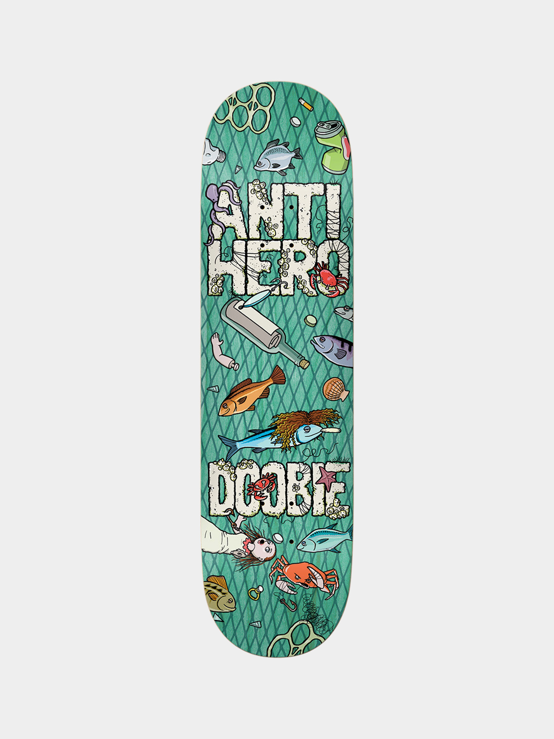 Antihero Deck Doobie Catch Of Day (teal)