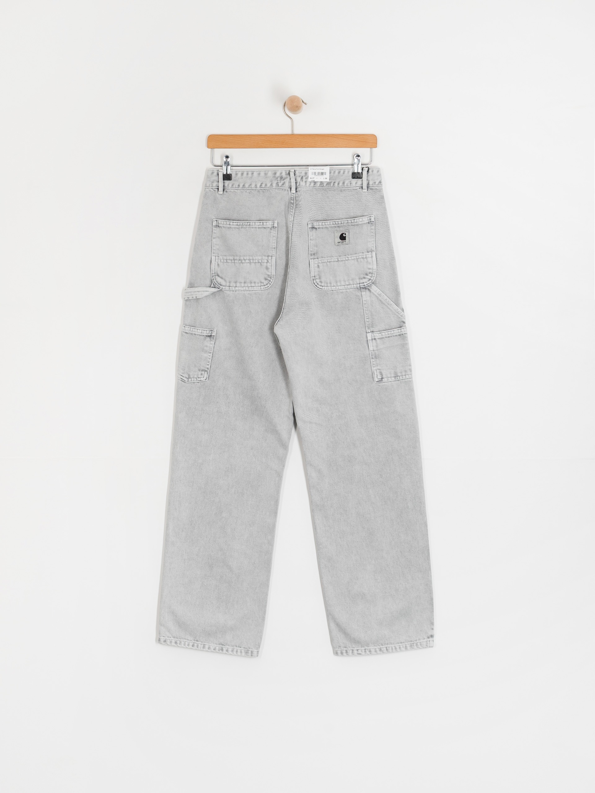 Carhartt WIP Pierce Straight Wmn Hose (black/chalk wash)