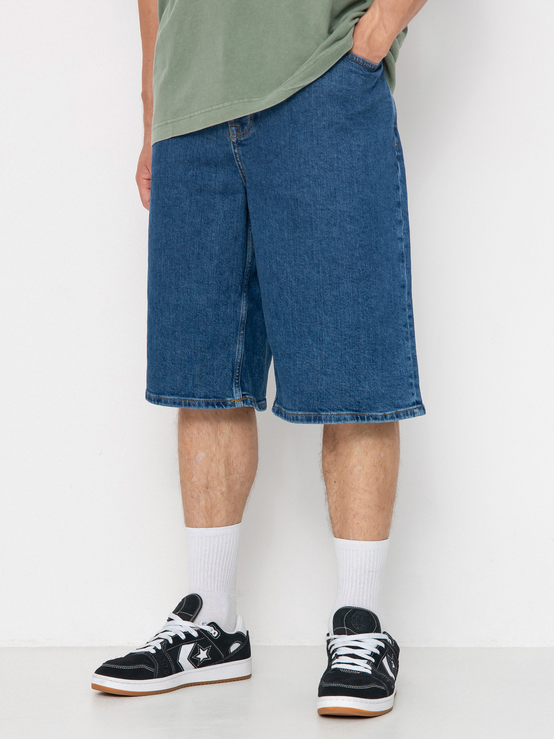 Stussy Denim Big Ol' Jean Shorts - blue (blue)