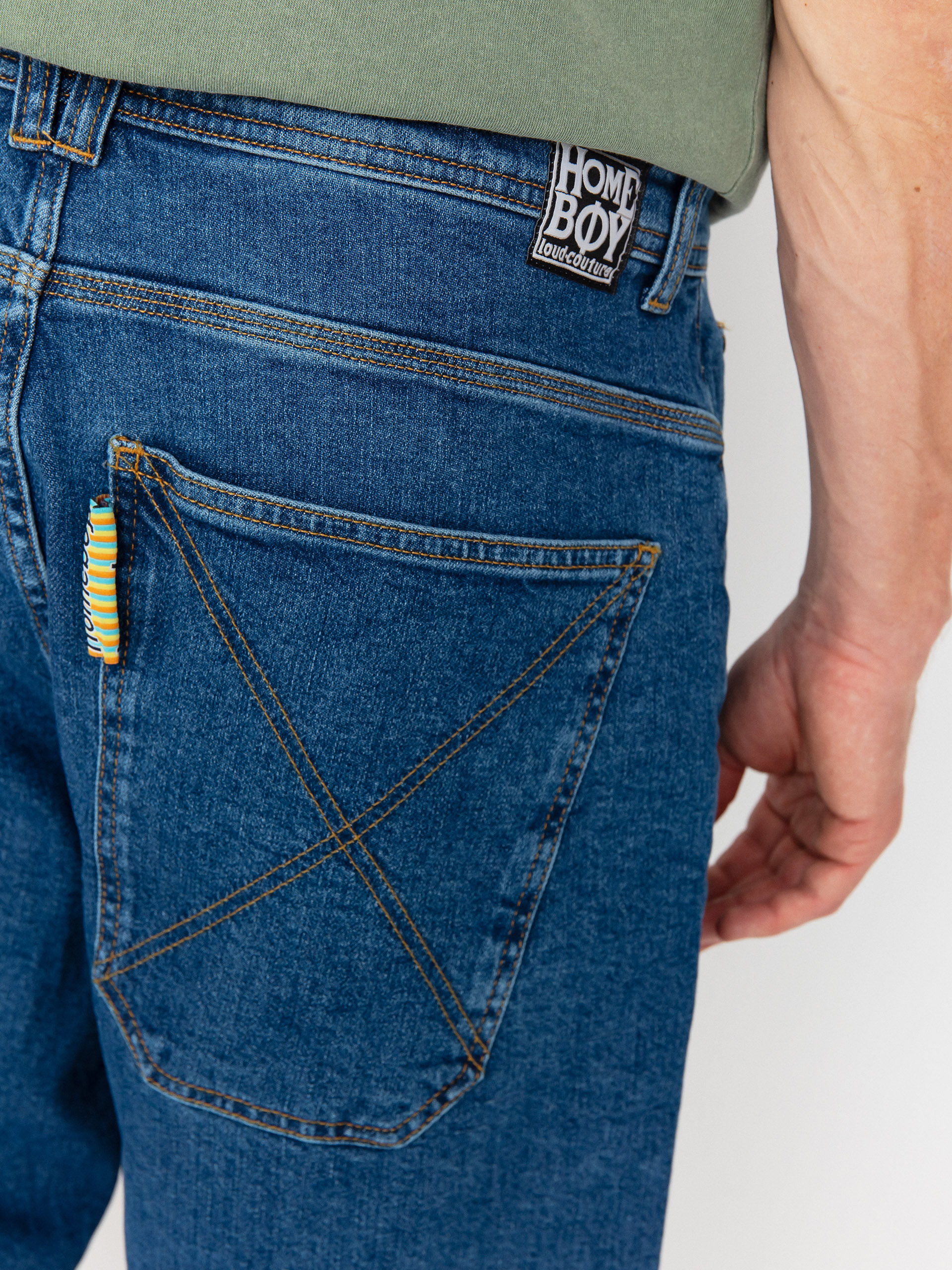 Homeboy Shorts X Tra Monster (washed blue)