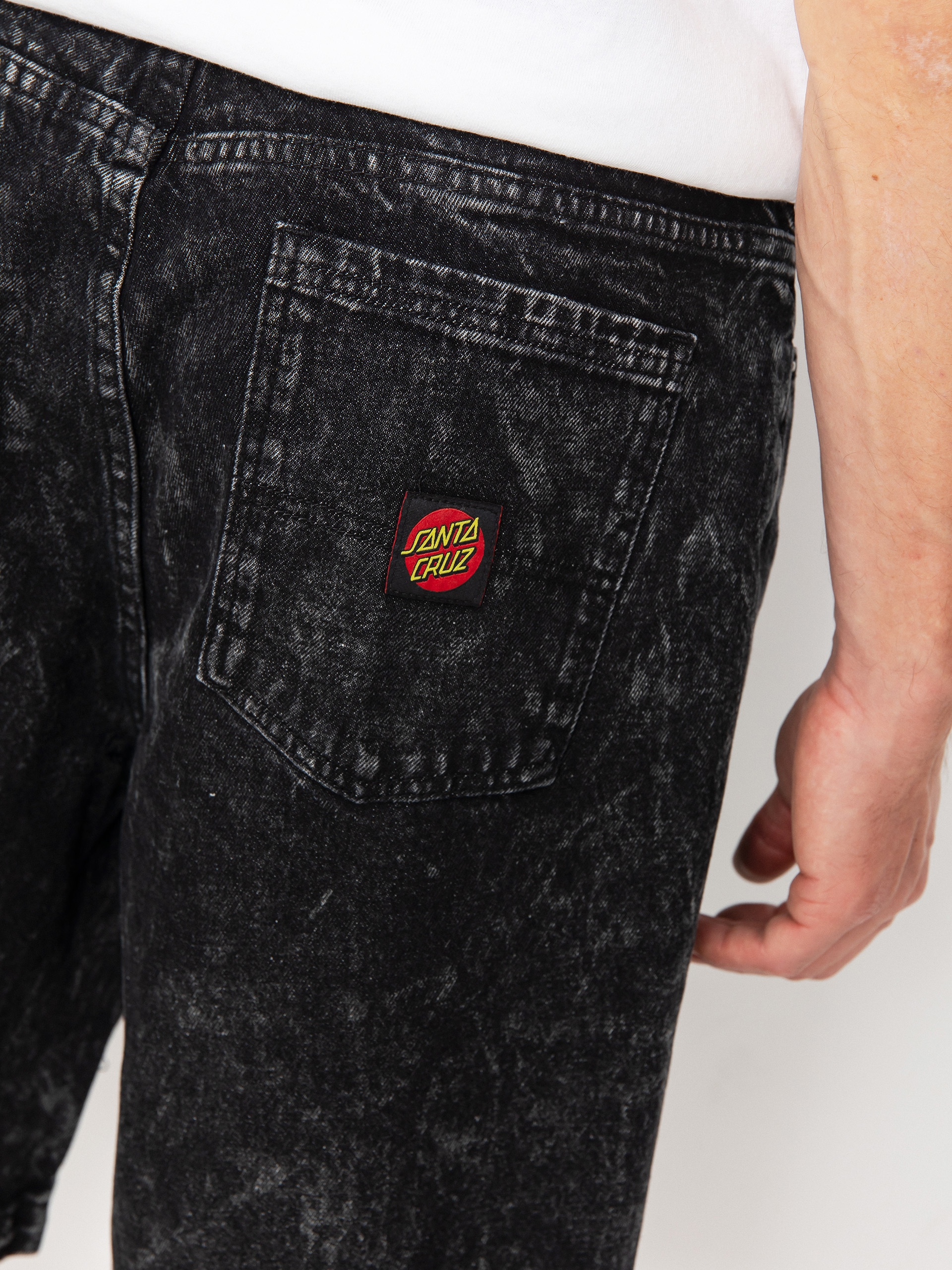 Santa Cruz Big Shorts (black acid wash)