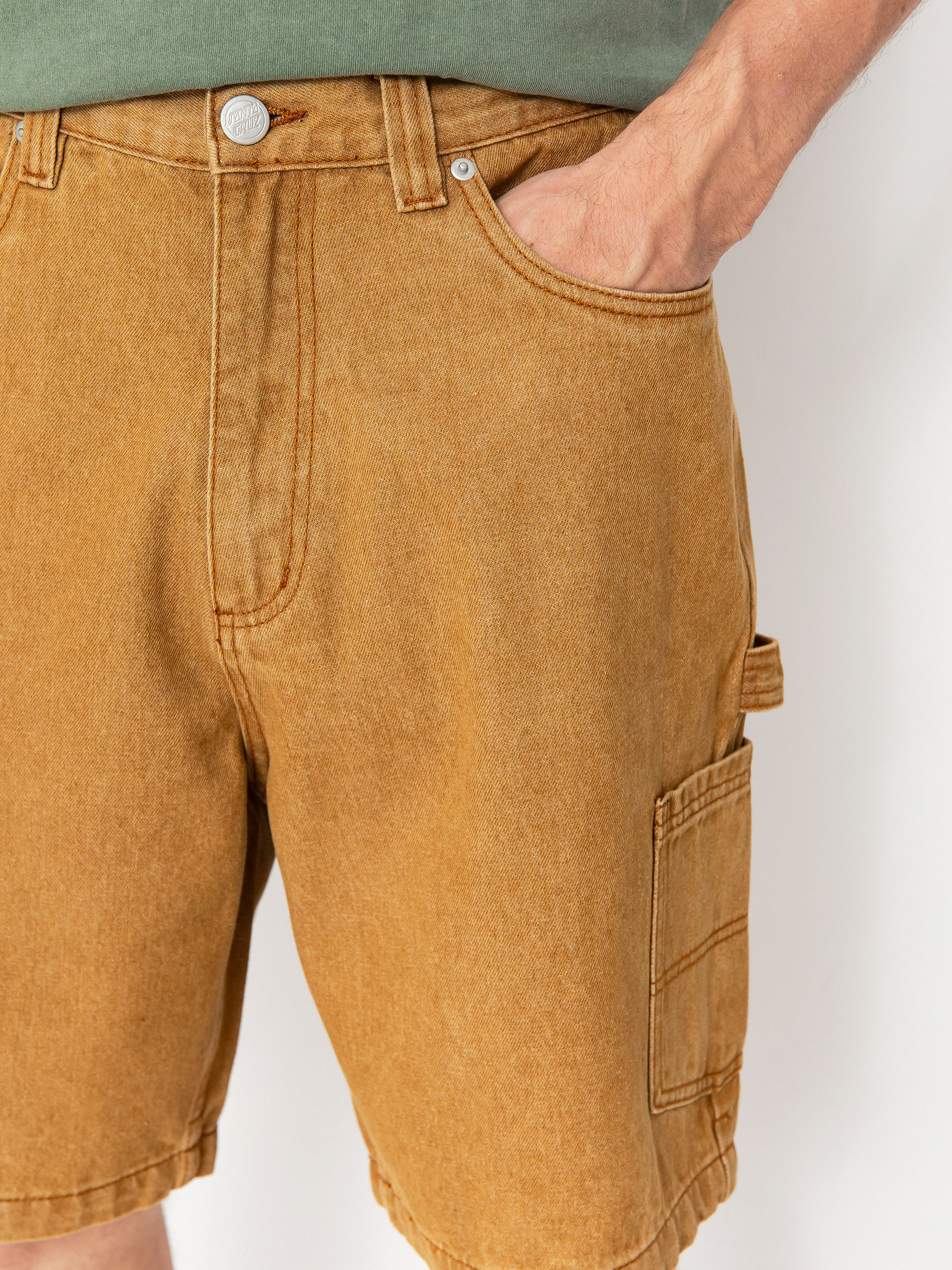 Santa Cruz Carpenter Big Shorts (tan)