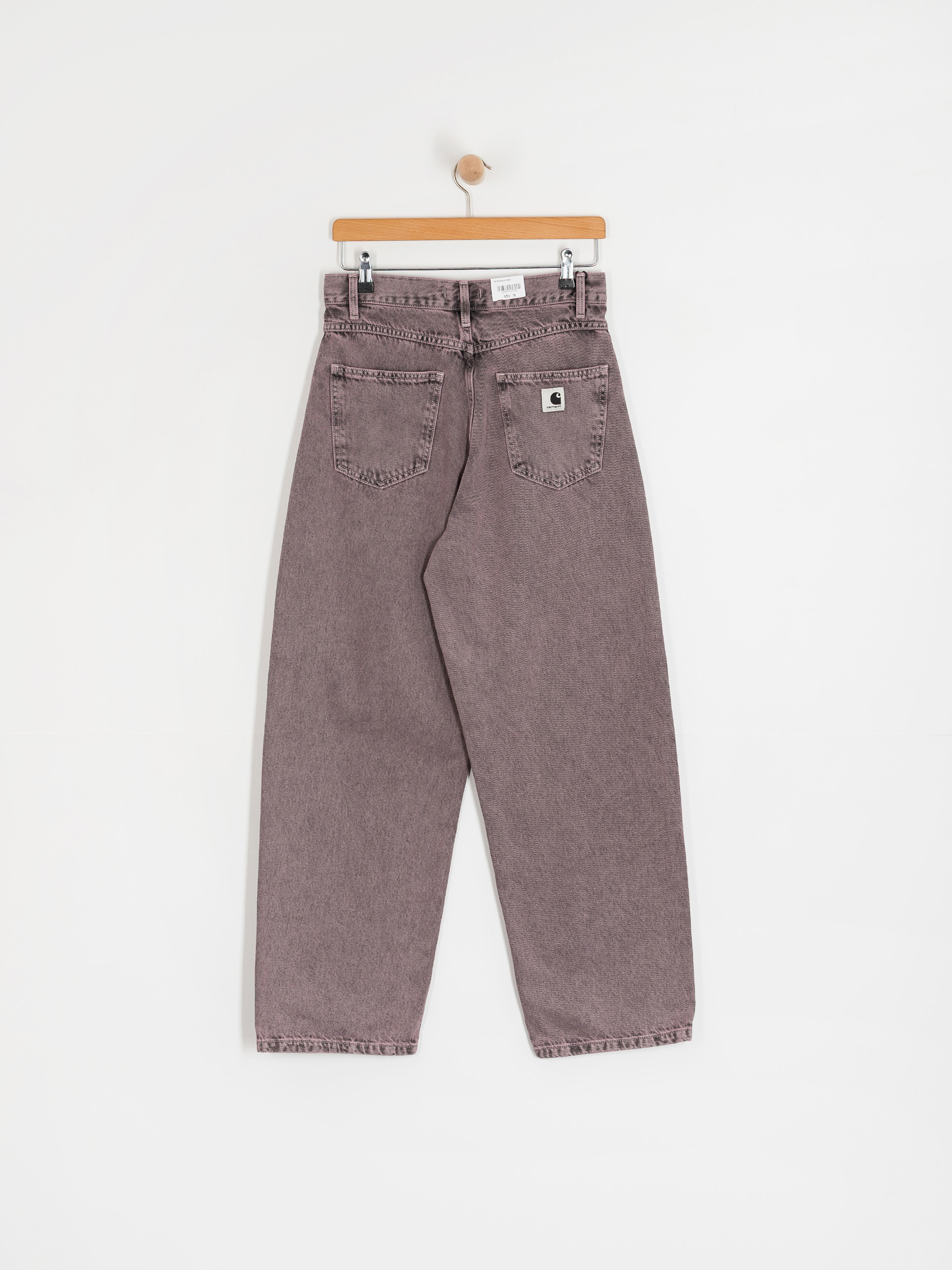 Carhartt WIP Brandon Wmn Pants - violet (black/hortensia/garment dyed)