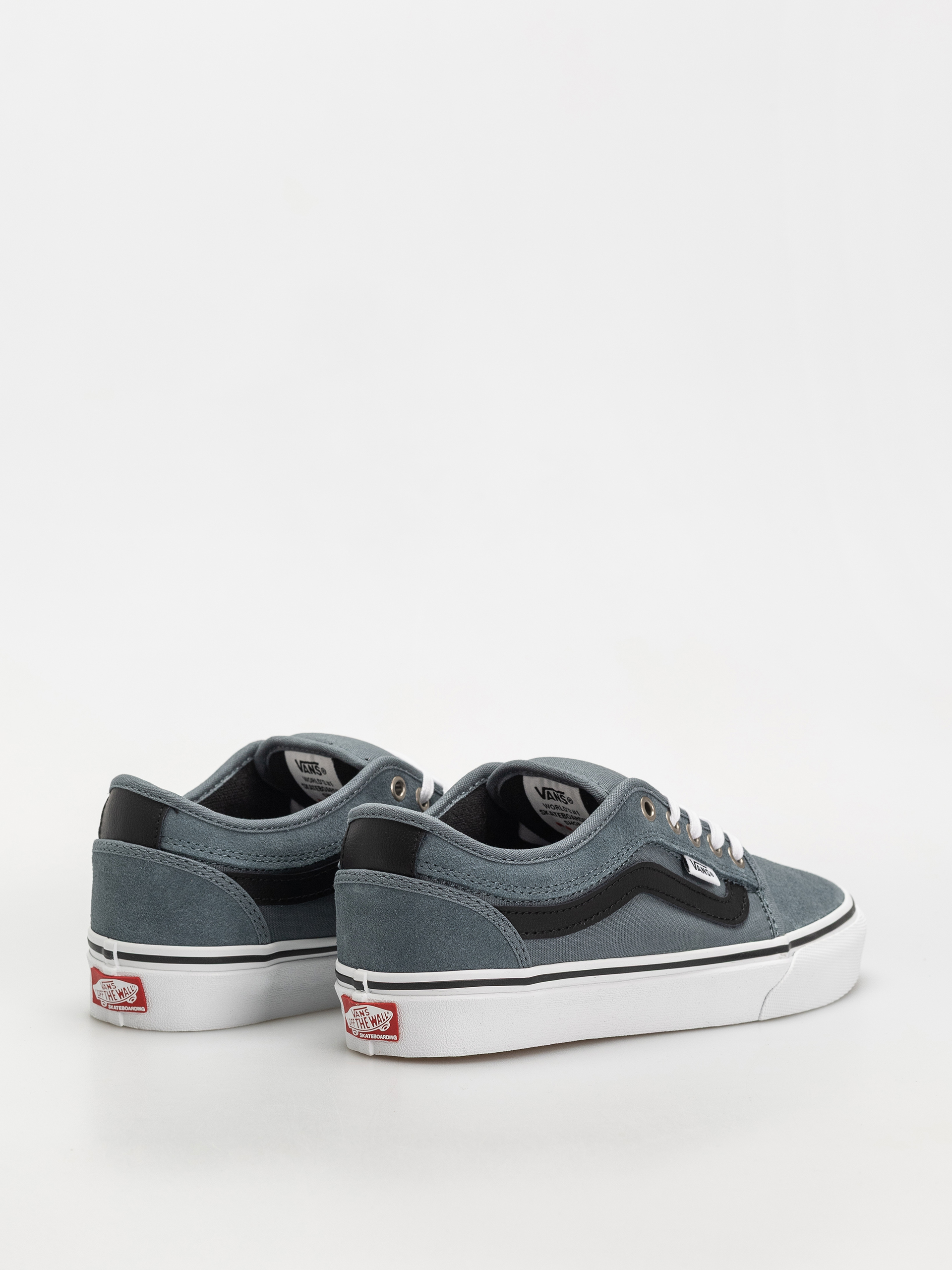 Vans Skate Chukka Low Sidestripe Shoes (black/slate blue)