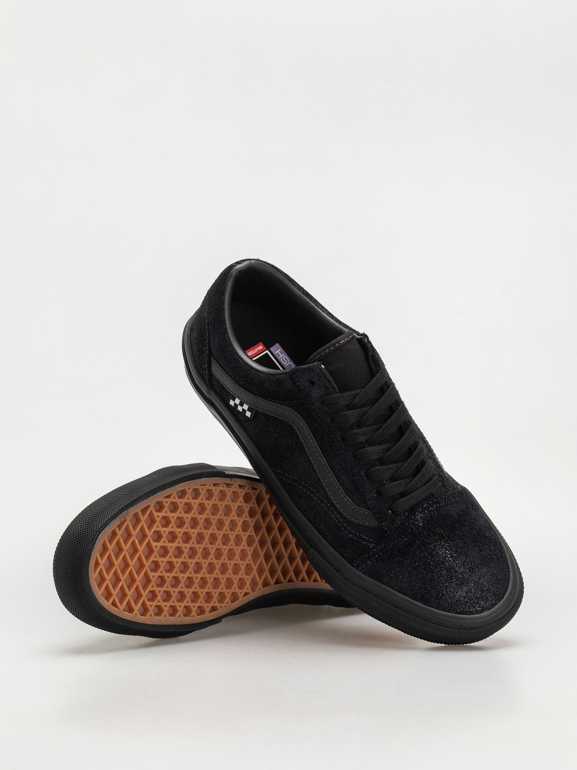 Vans Skate Old Skool Shoes (metallic black/smoke)