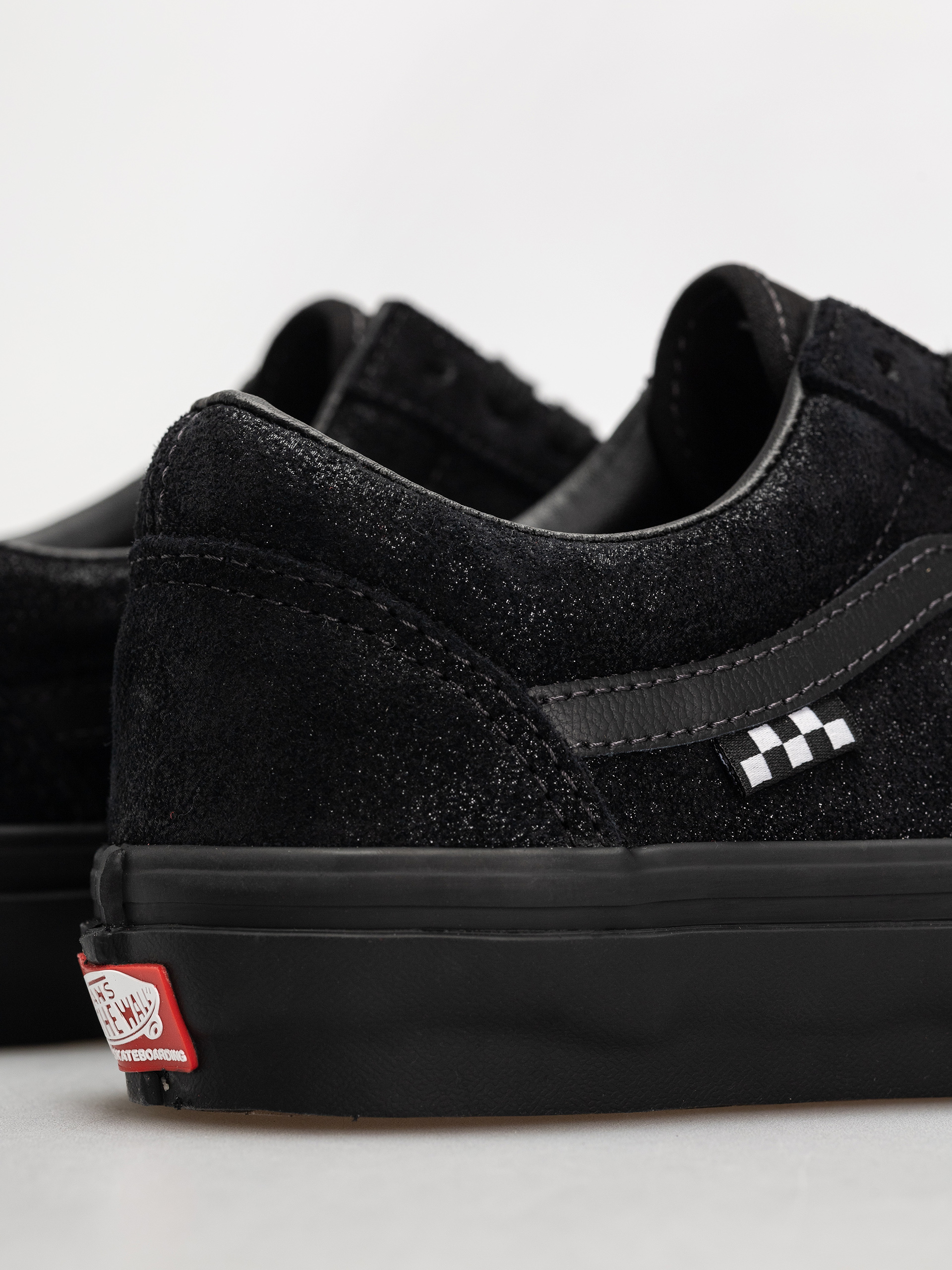 Vans Skate Old Skool Shoes (metallic black/smoke)