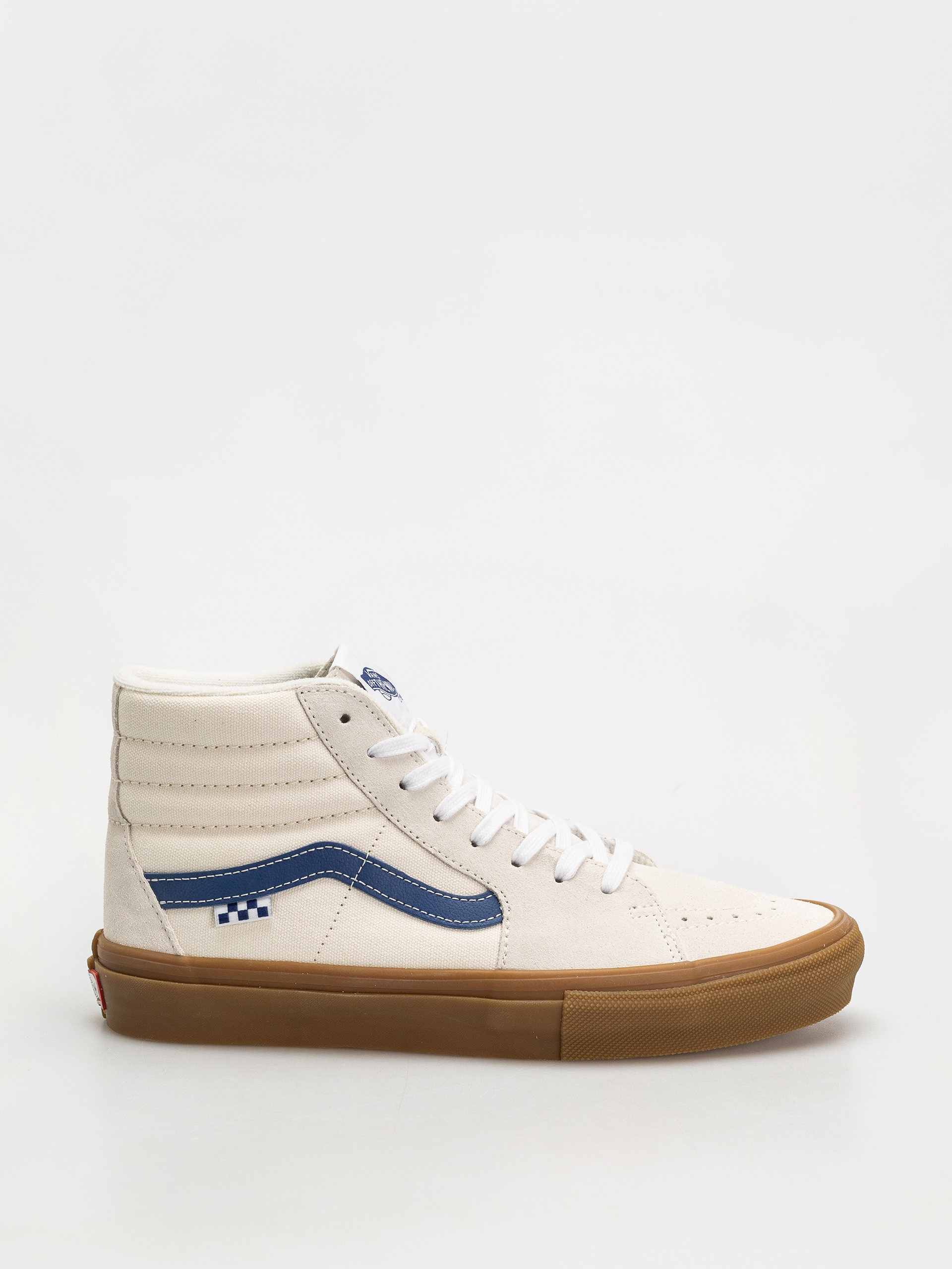 Vans Skate Sk8 Hi Shoes (marshmallow/blue/gum)