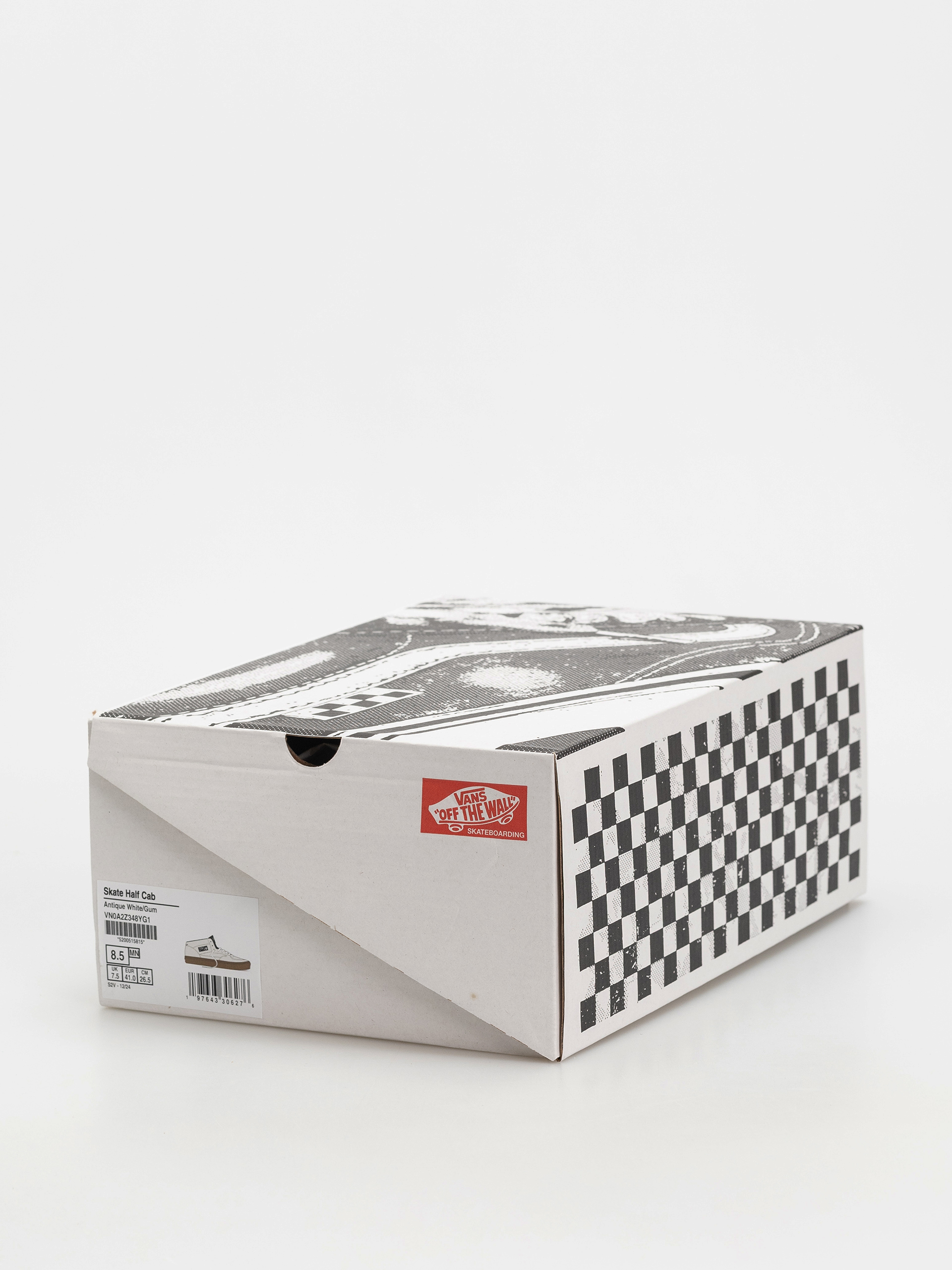 Vans Skate Half Cab Shoes (antique white/gum)