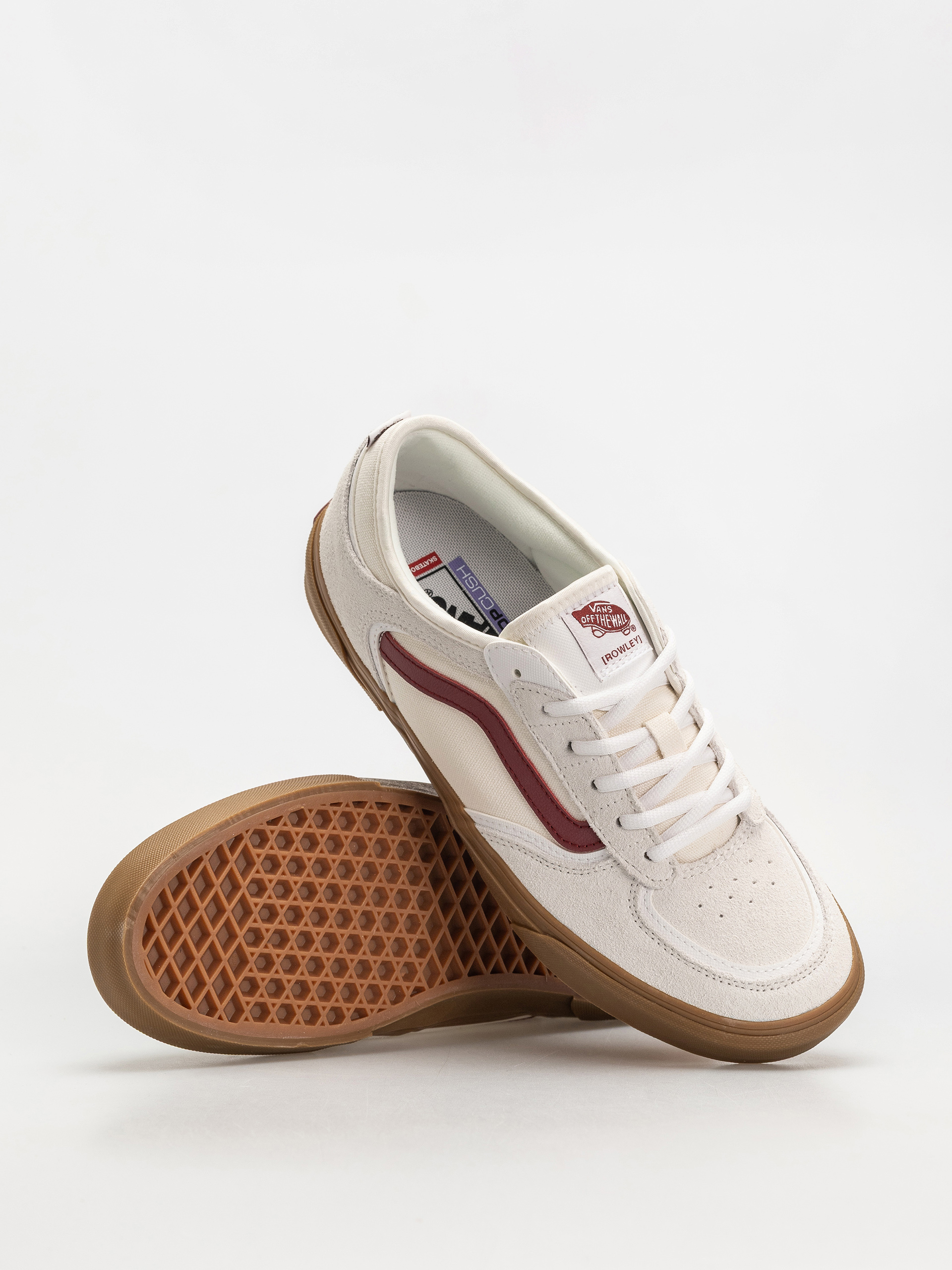 Vans Skate Rowley Shoes (red/white/gum)