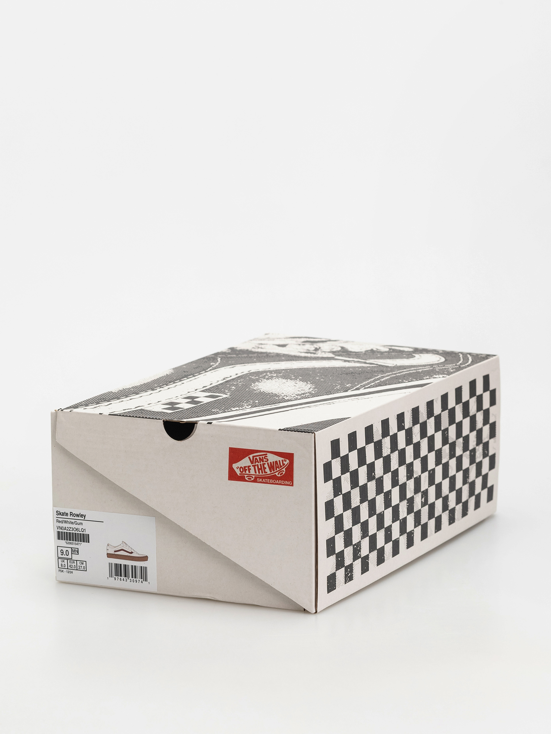 Vans Skate Rowley Schuhe (red/white/gum)