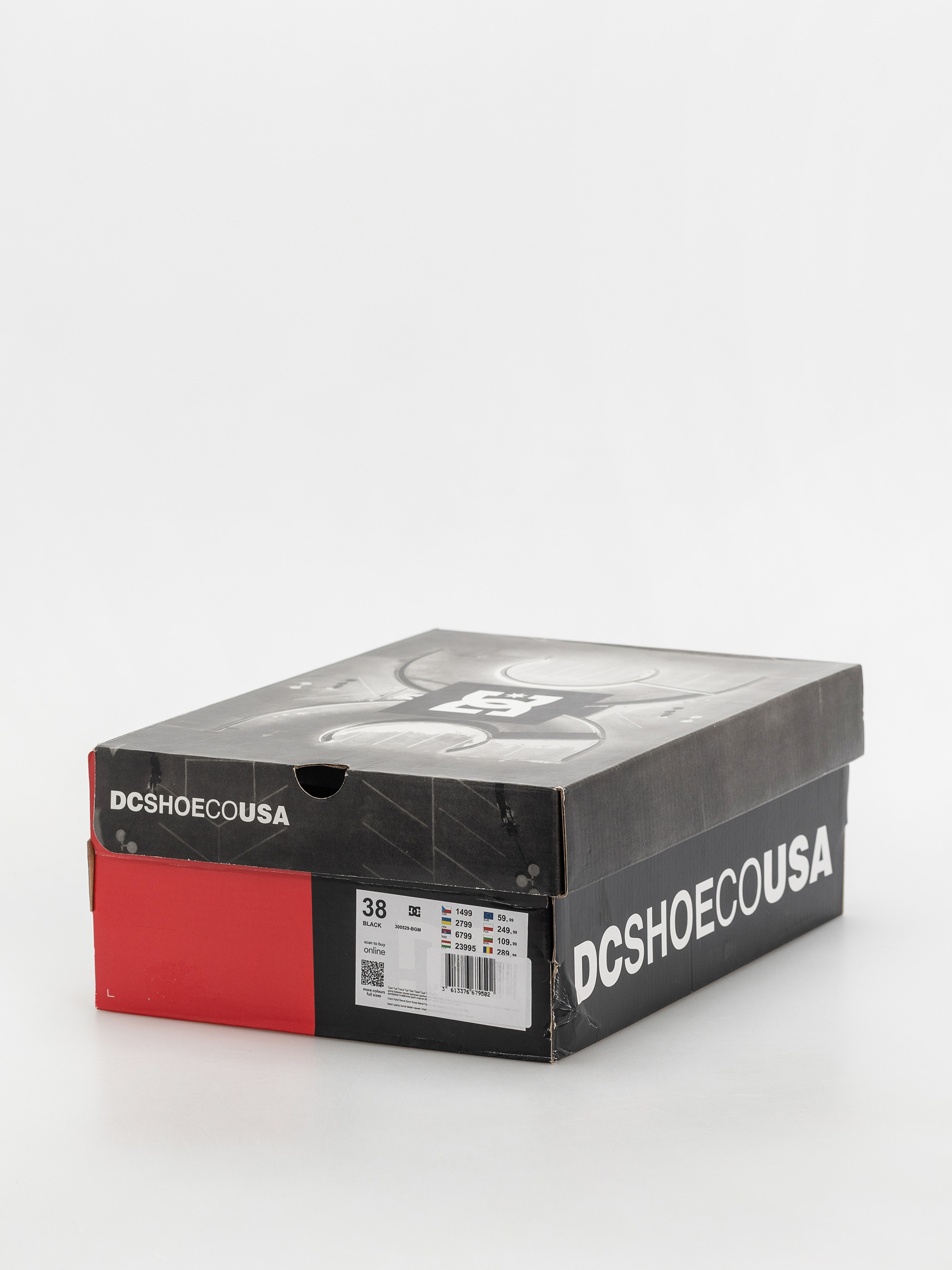 DC Court Graffik Shoes (black/gum)