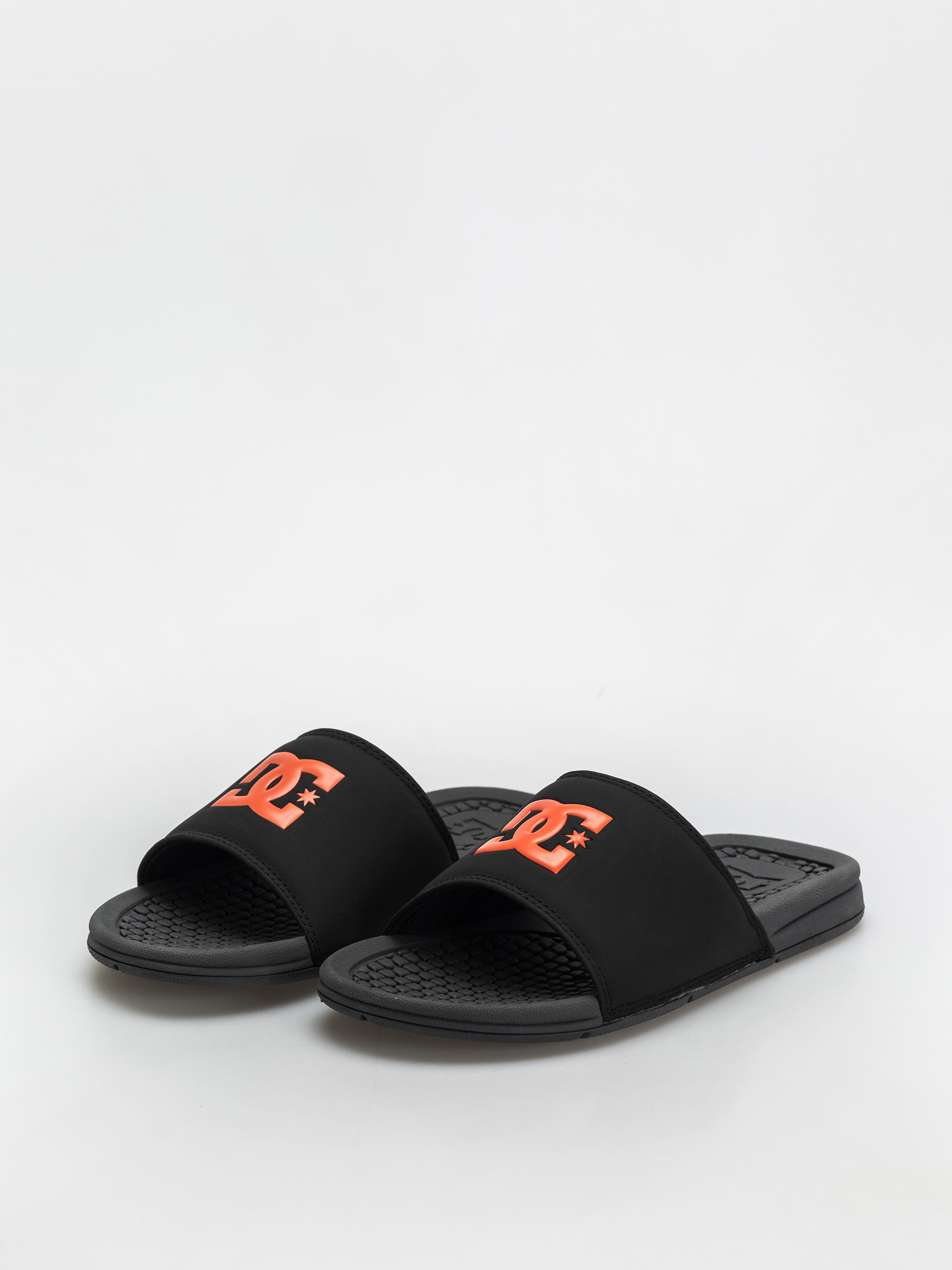 DC Bolsa Flip Flops (black/grey/red)