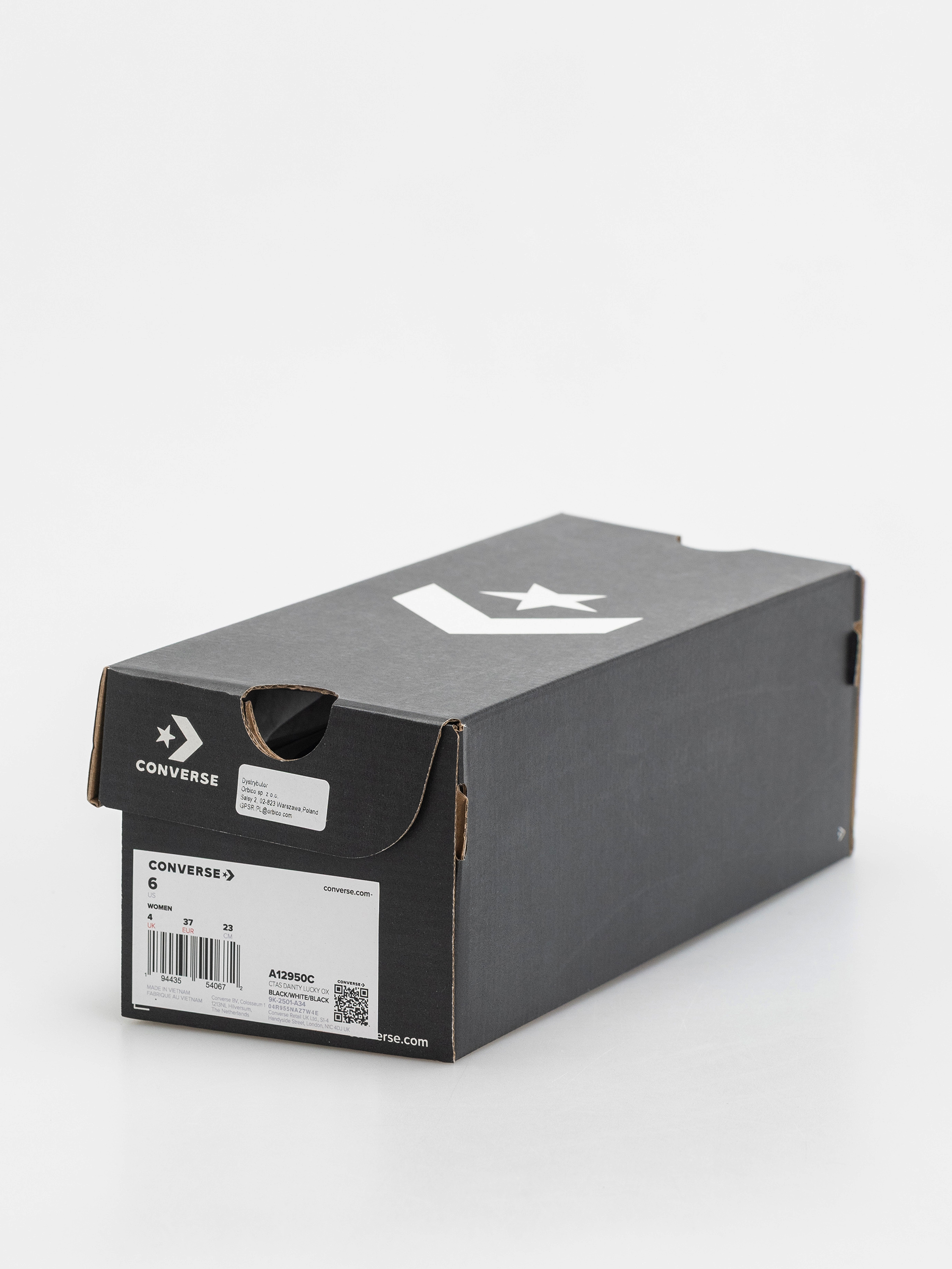 Converse Chuck Taylor All Star Dainty Lucky Ox Wmn Chucks (black/white/black)