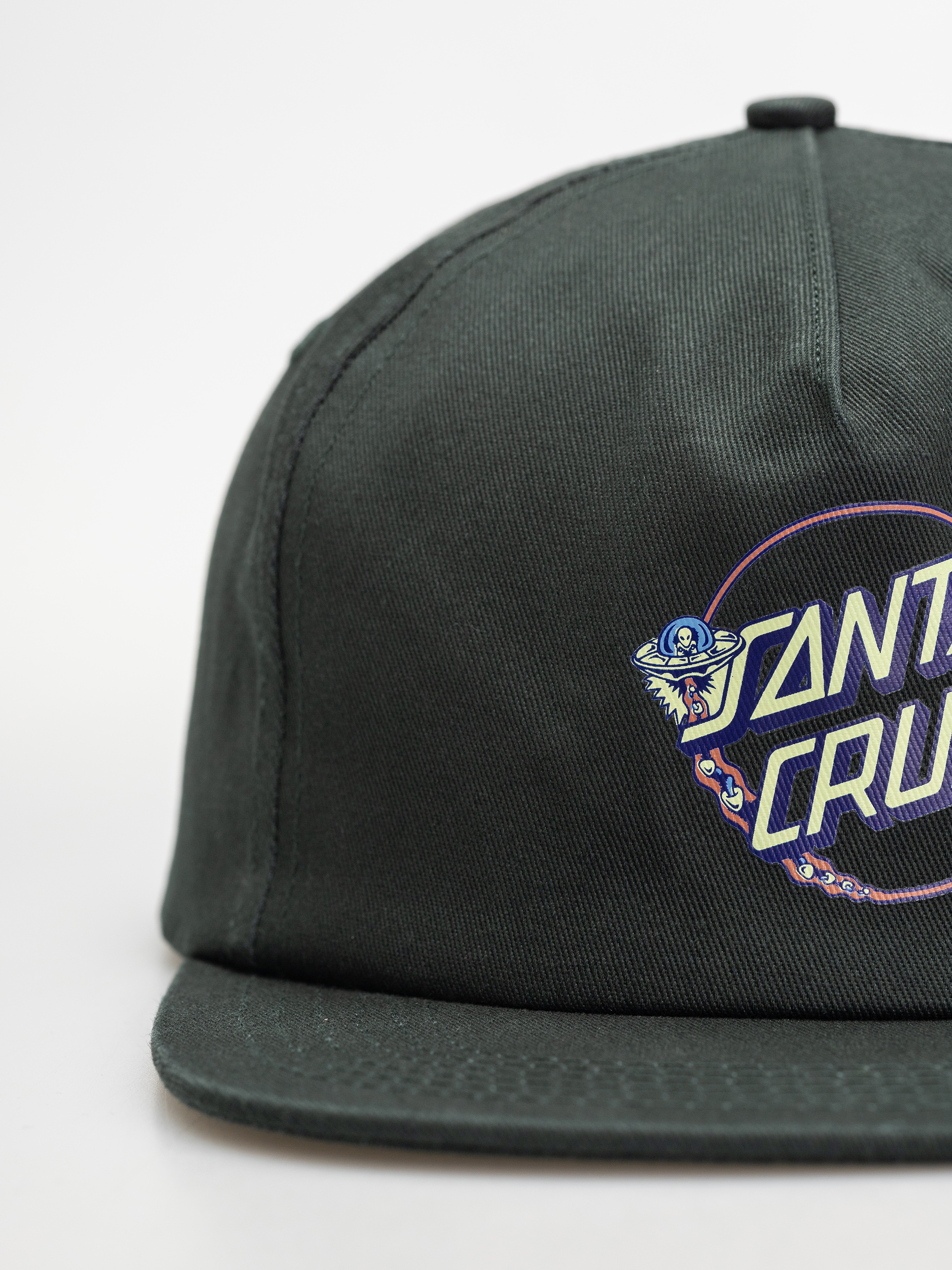 Santa Cruz Winkowski UFO Dot Snapback Cap (cosmic teal)