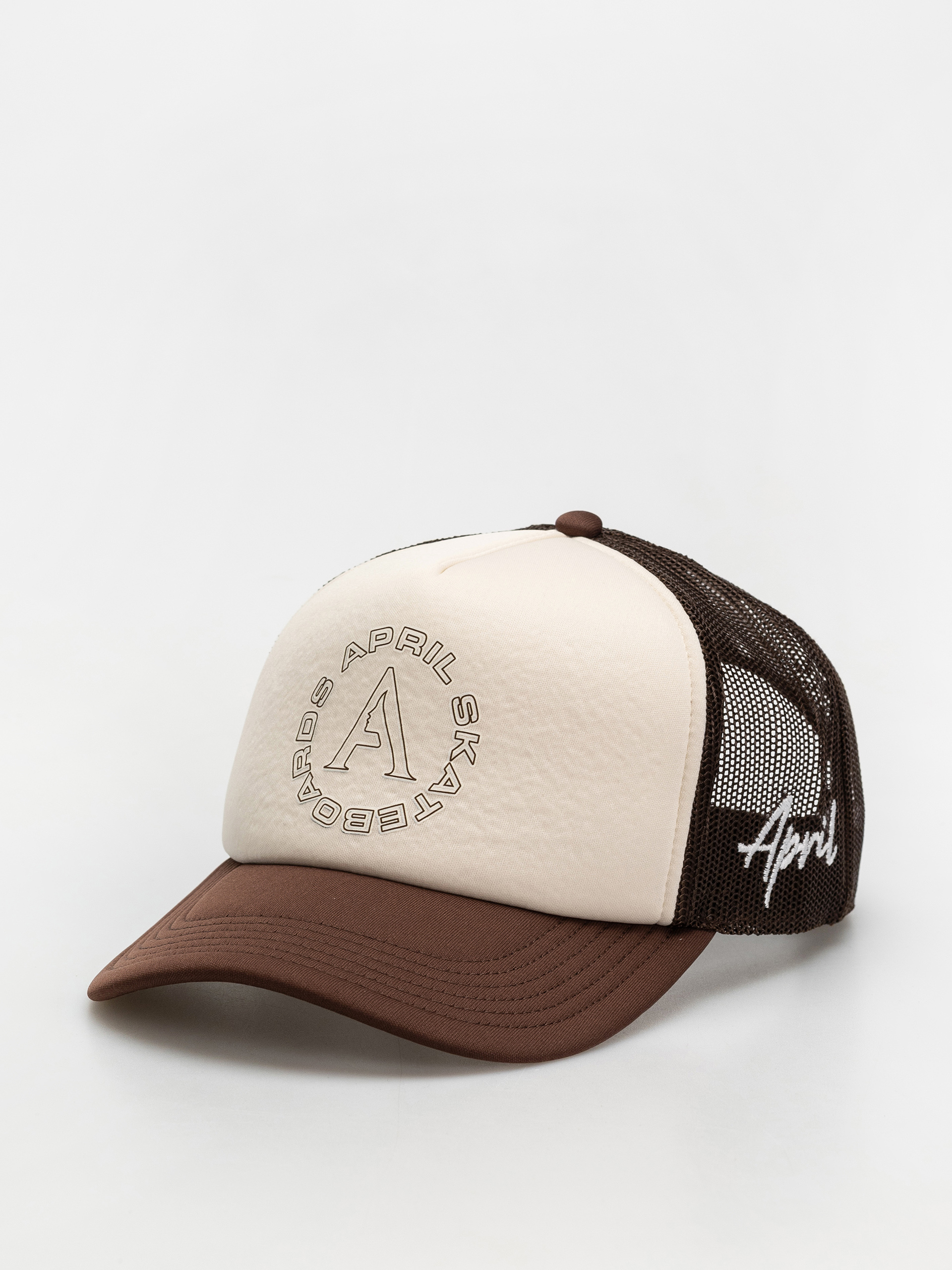 April Skateboards Full Circle Trucker Cap (brown)