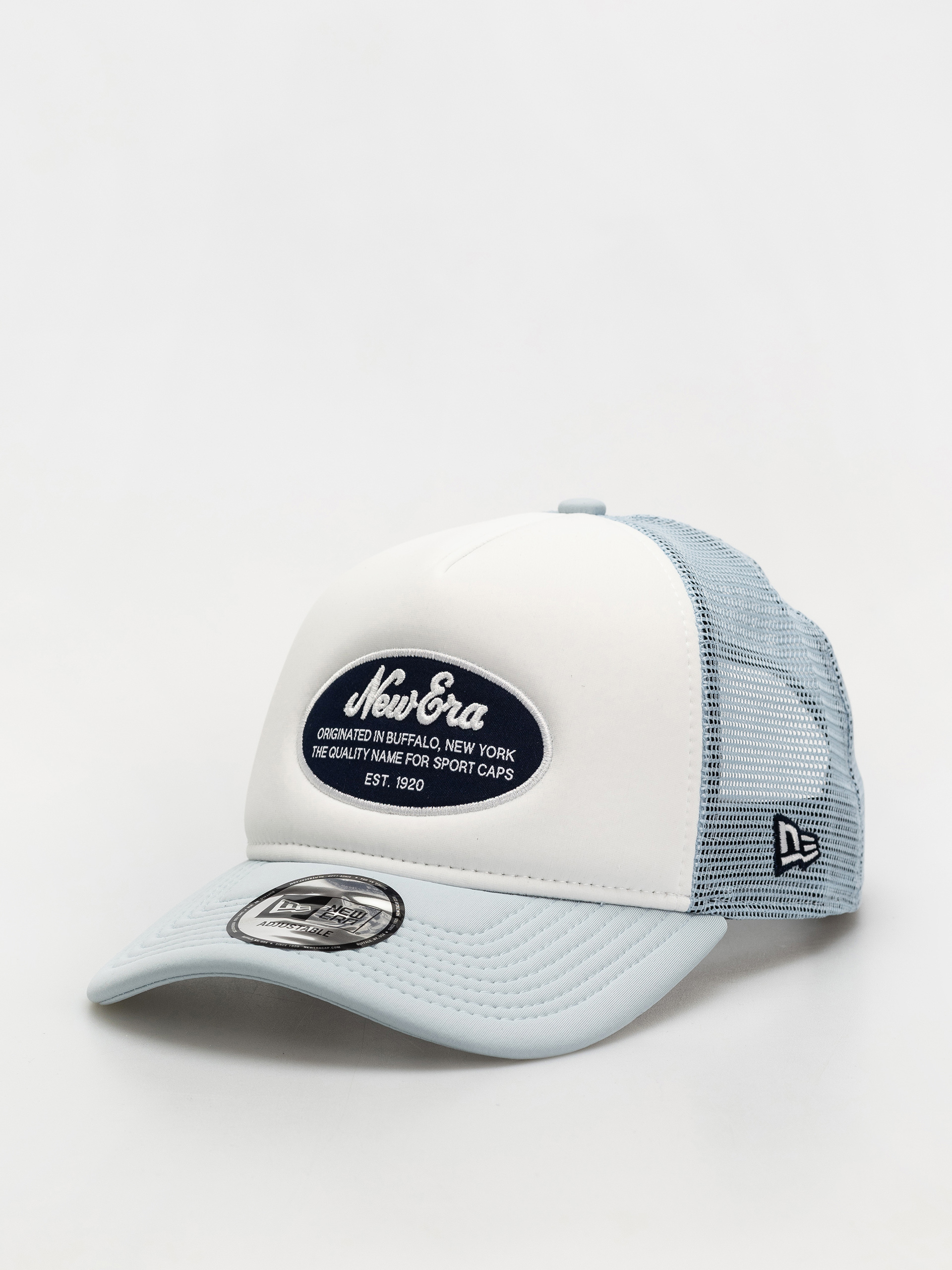 New Era Cap Oval Foam Patch Trucker (white/violet)