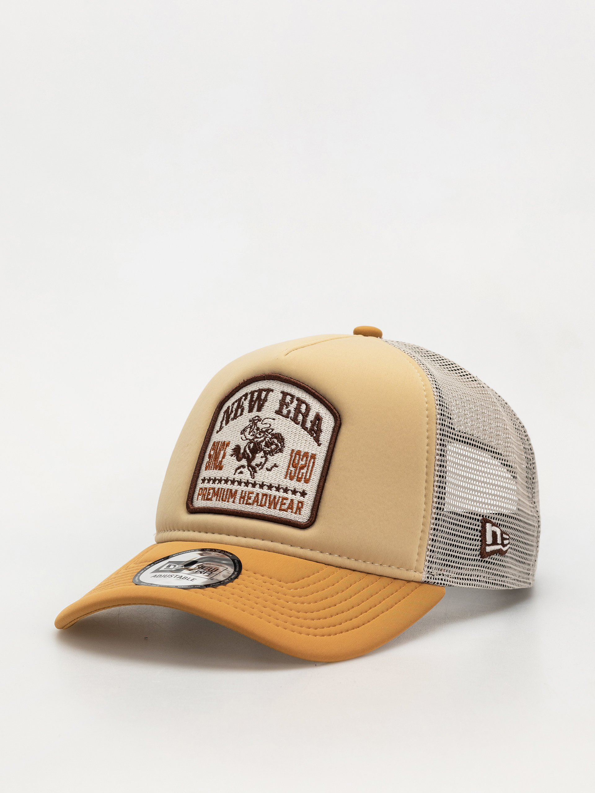 New Era Cap Graphic Patch Trucker (yellow)