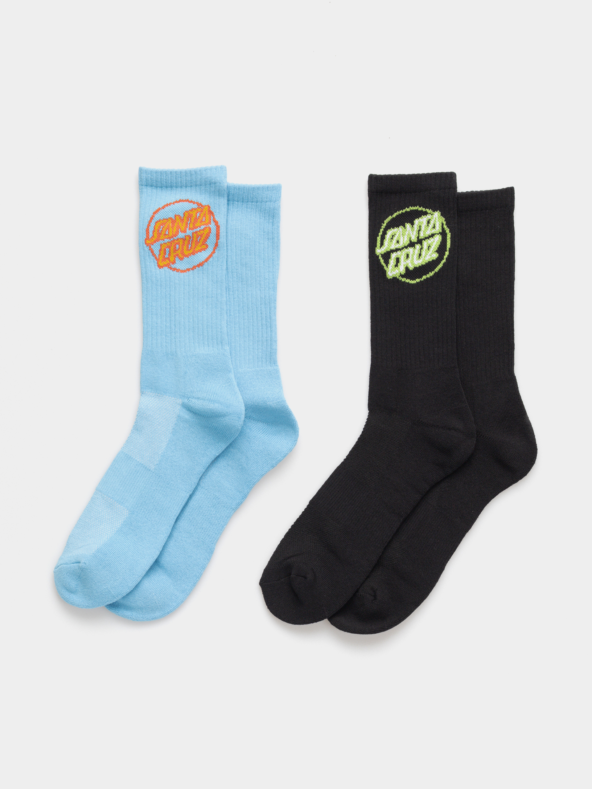 Santa Cruz Partial Dot 2 Pck Socken (pacific blue&black)