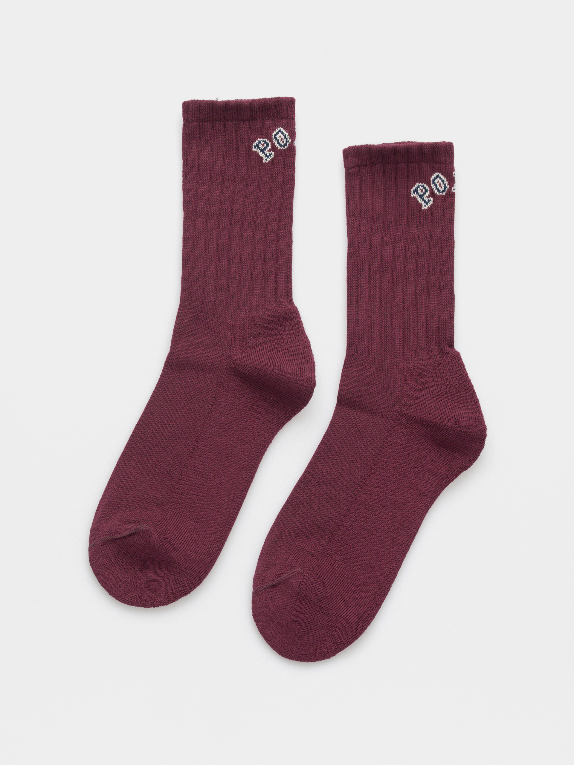 Polar Skate College Logo Socks (wine)