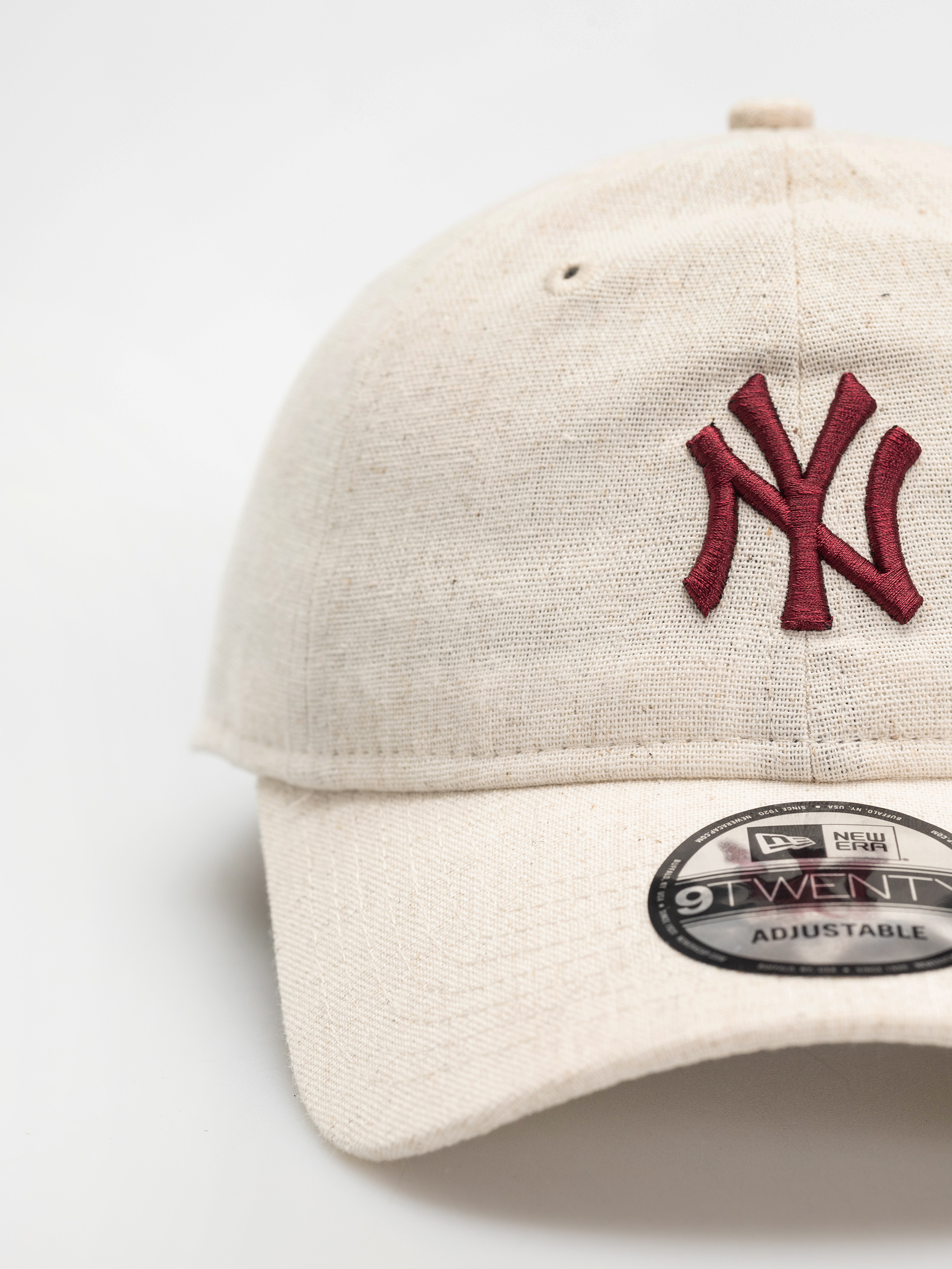 New Era Cap Linen 9Twenty New York Yankees (stone chalk)
