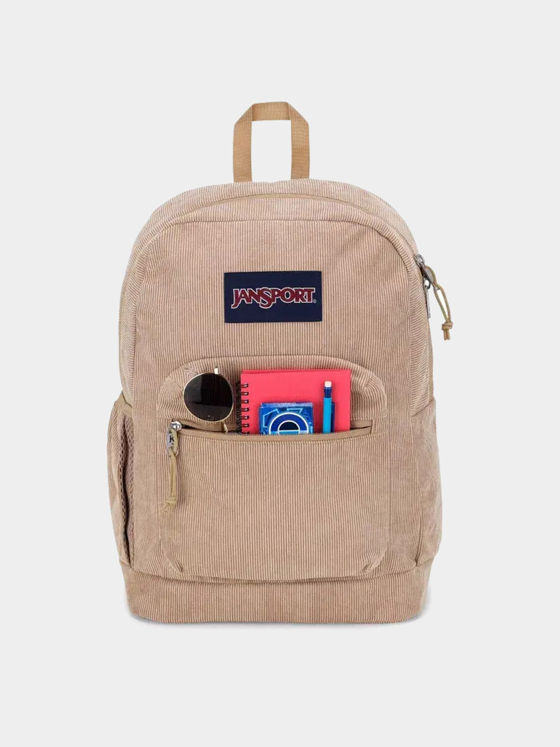JanSport Backpack Cross Town Plus Remix (travertine corduroy)