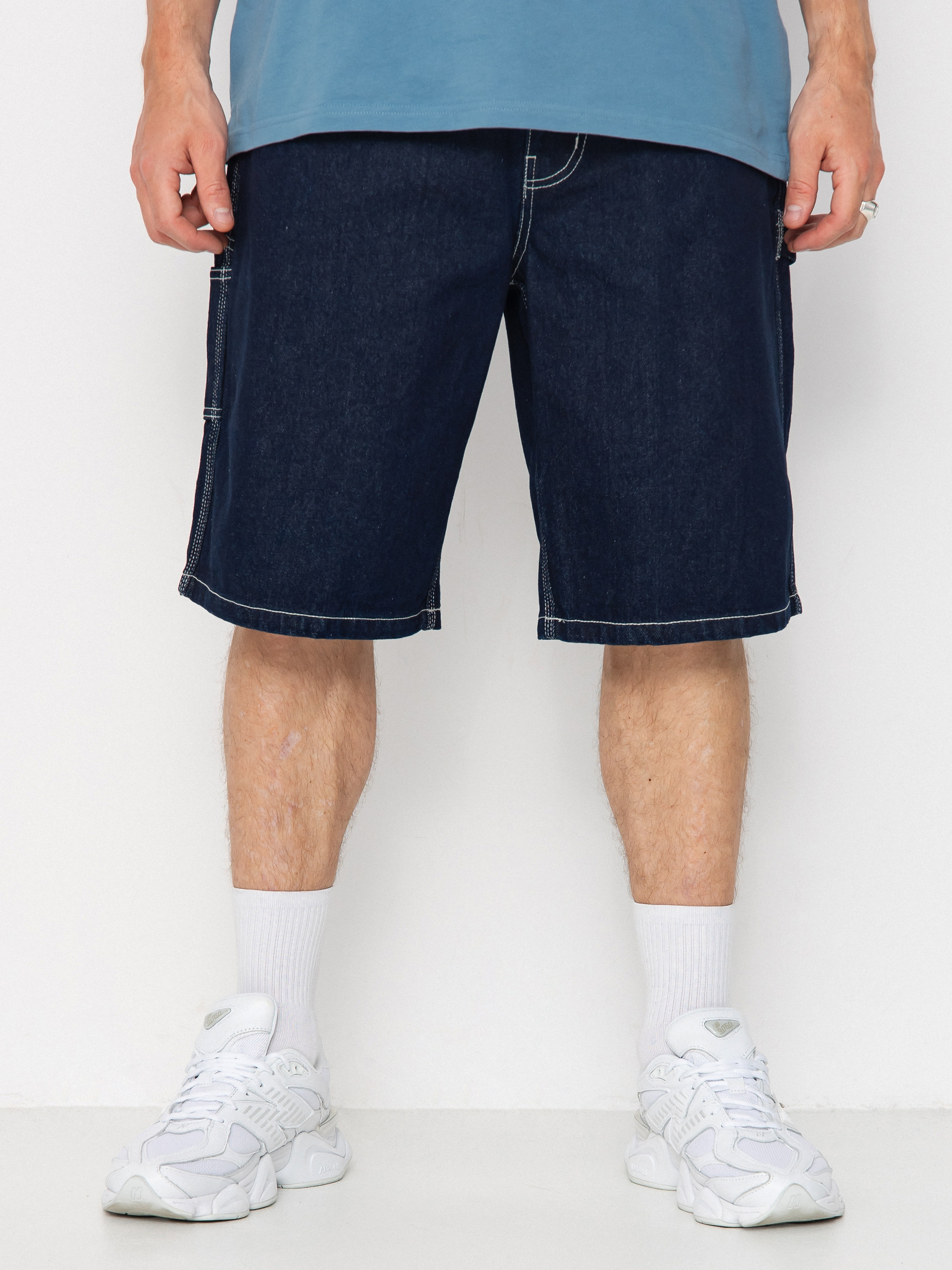 Brixton Builders Carpenter Shorts (rinse denim)