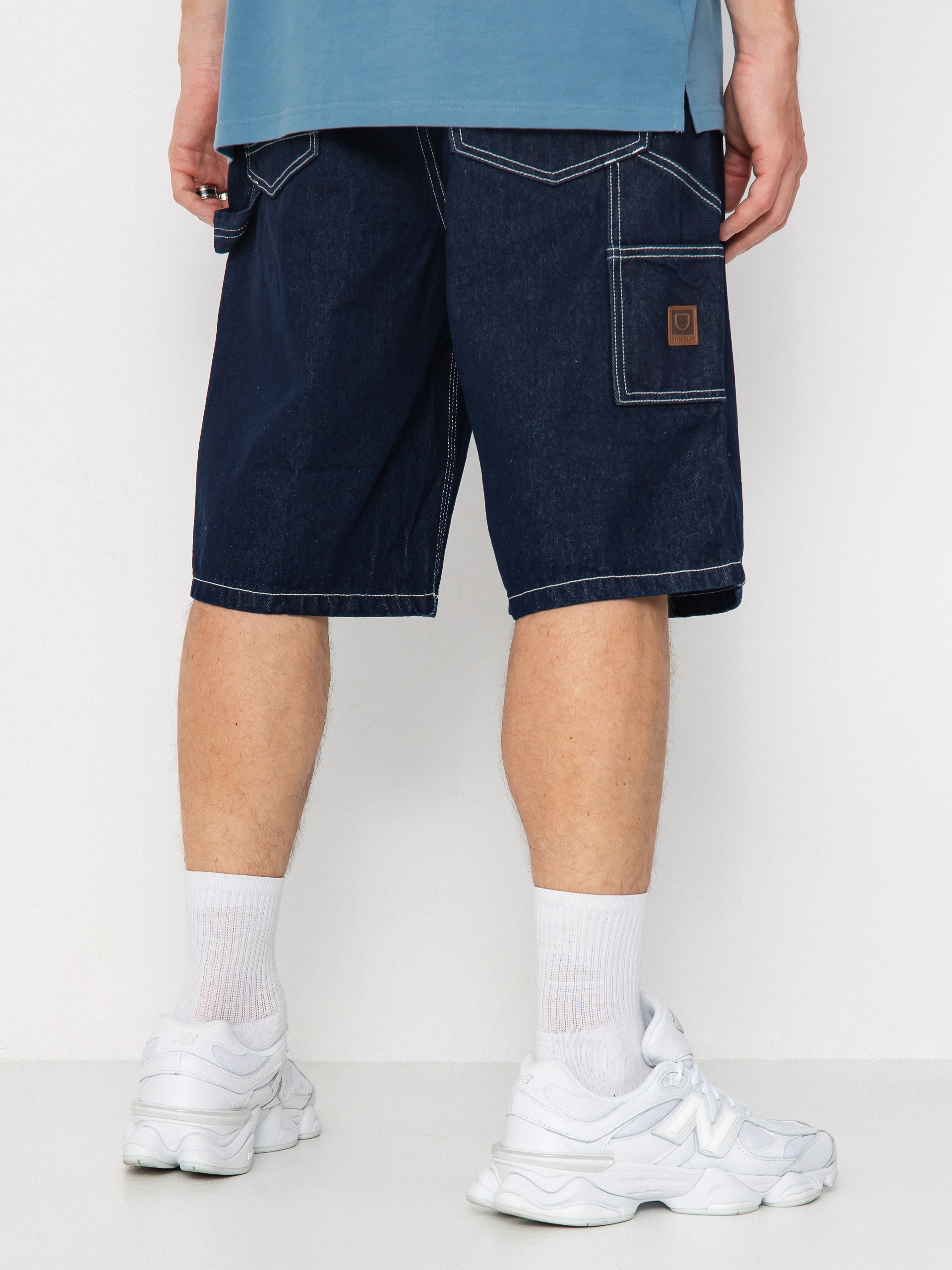 Brixton Builders Carpenter Shorts (rinse denim)
