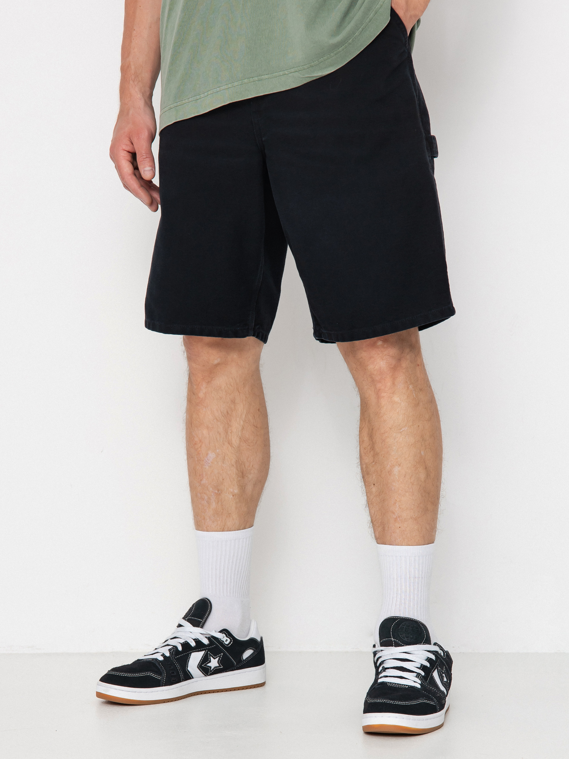 Carhartt WIP Shorts Single Knee - green (silver pine)