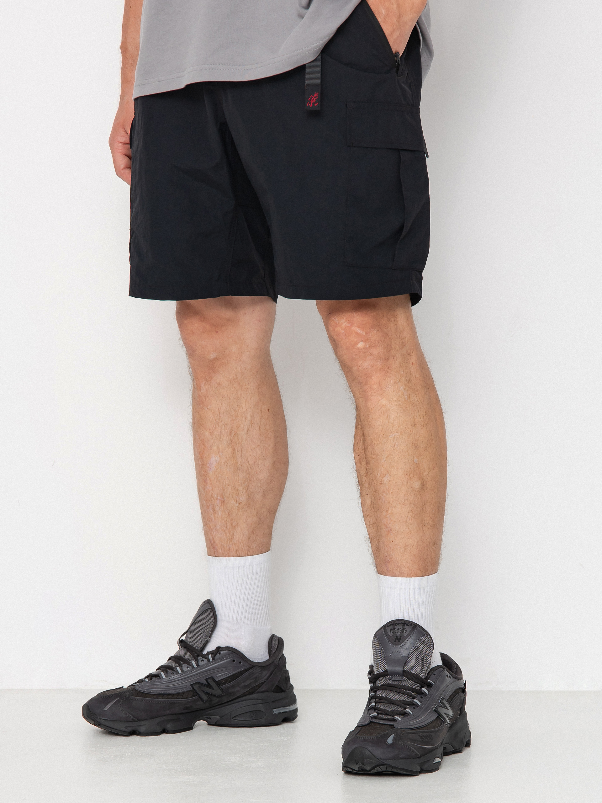 Gramicci Nylon Explorer Cargo Shorts - black (black)