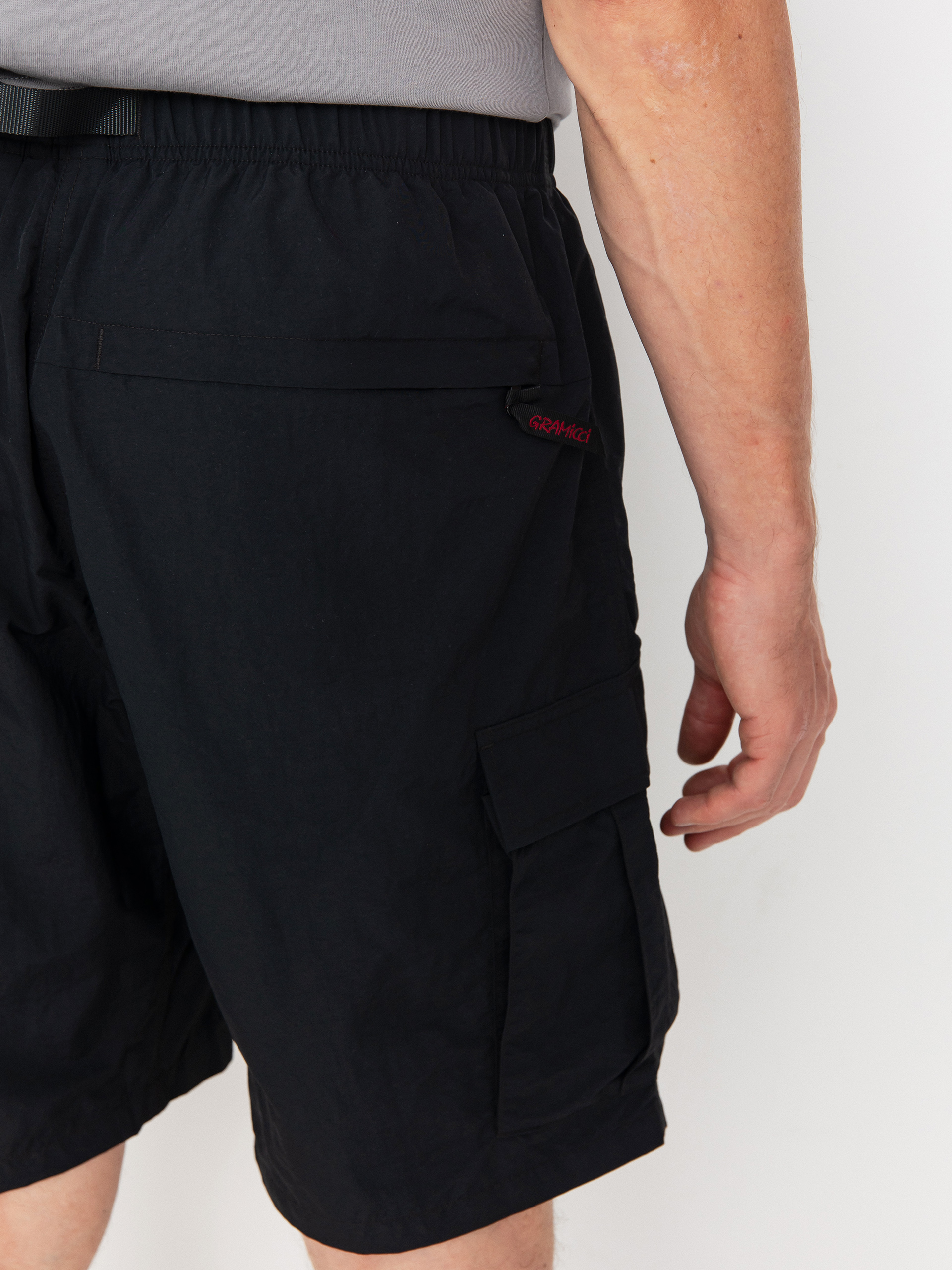 Gramicci Nylon Explorer Cargo Shorts (black)