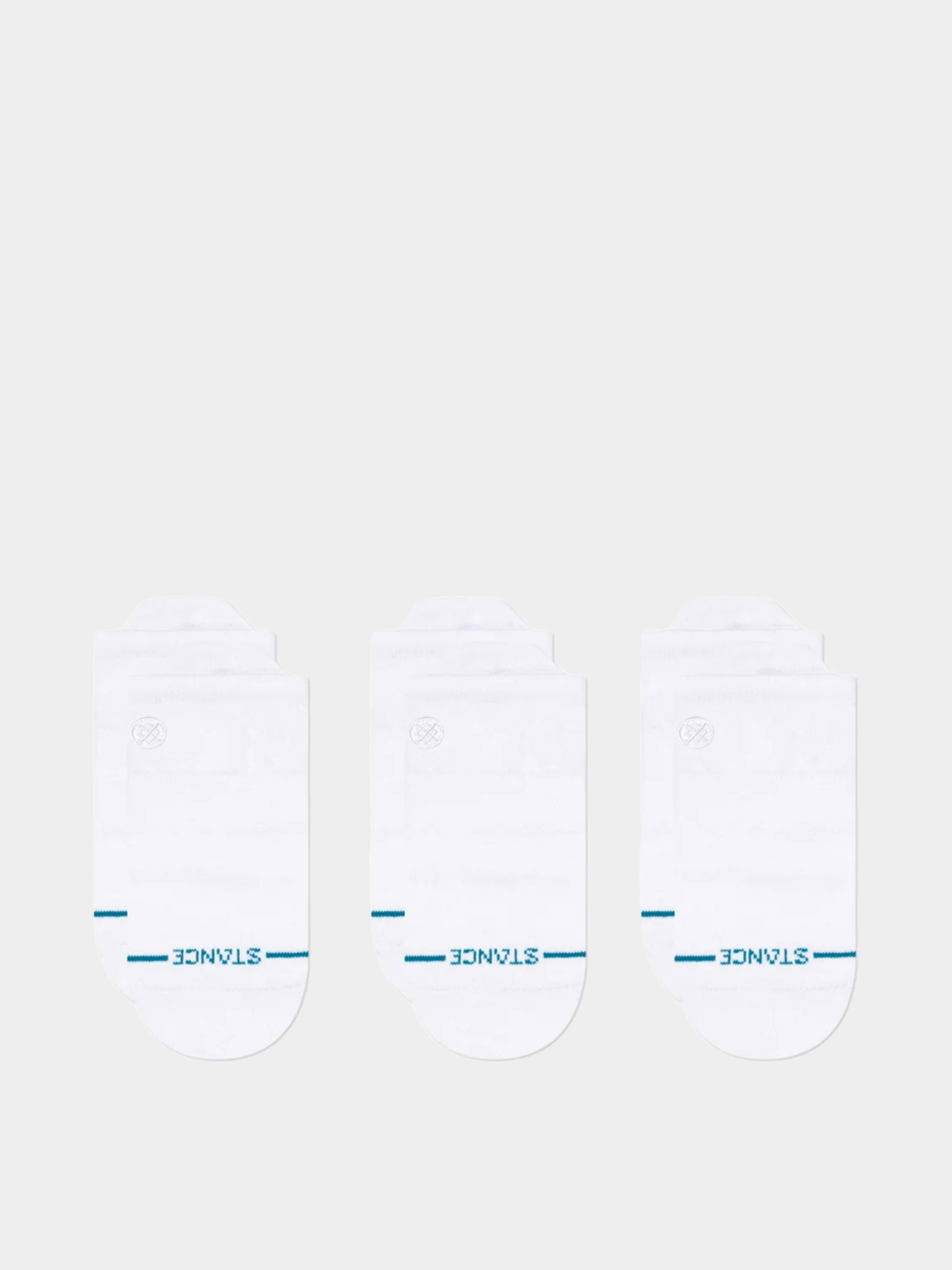 Stance Socken Icon Low Tab 3 Pack (white)