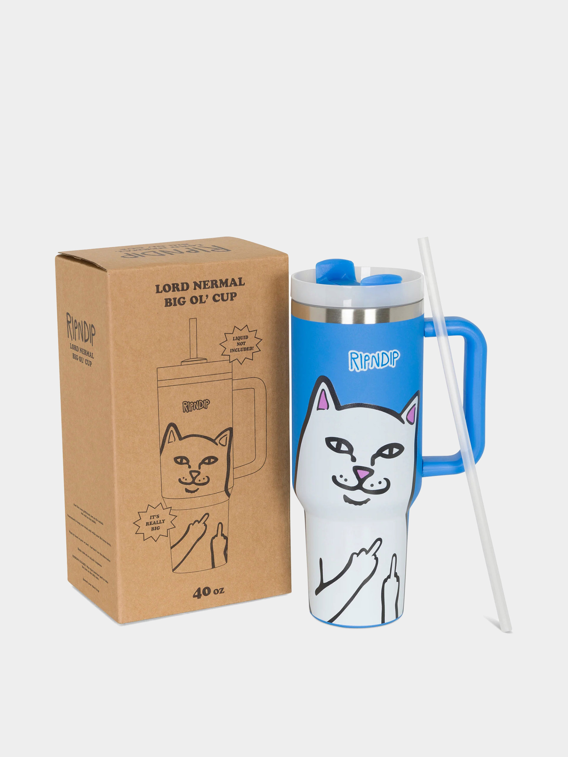 RipNDip Akcesoria Lord Nermal Big Ol Cup Tumbler (blue)