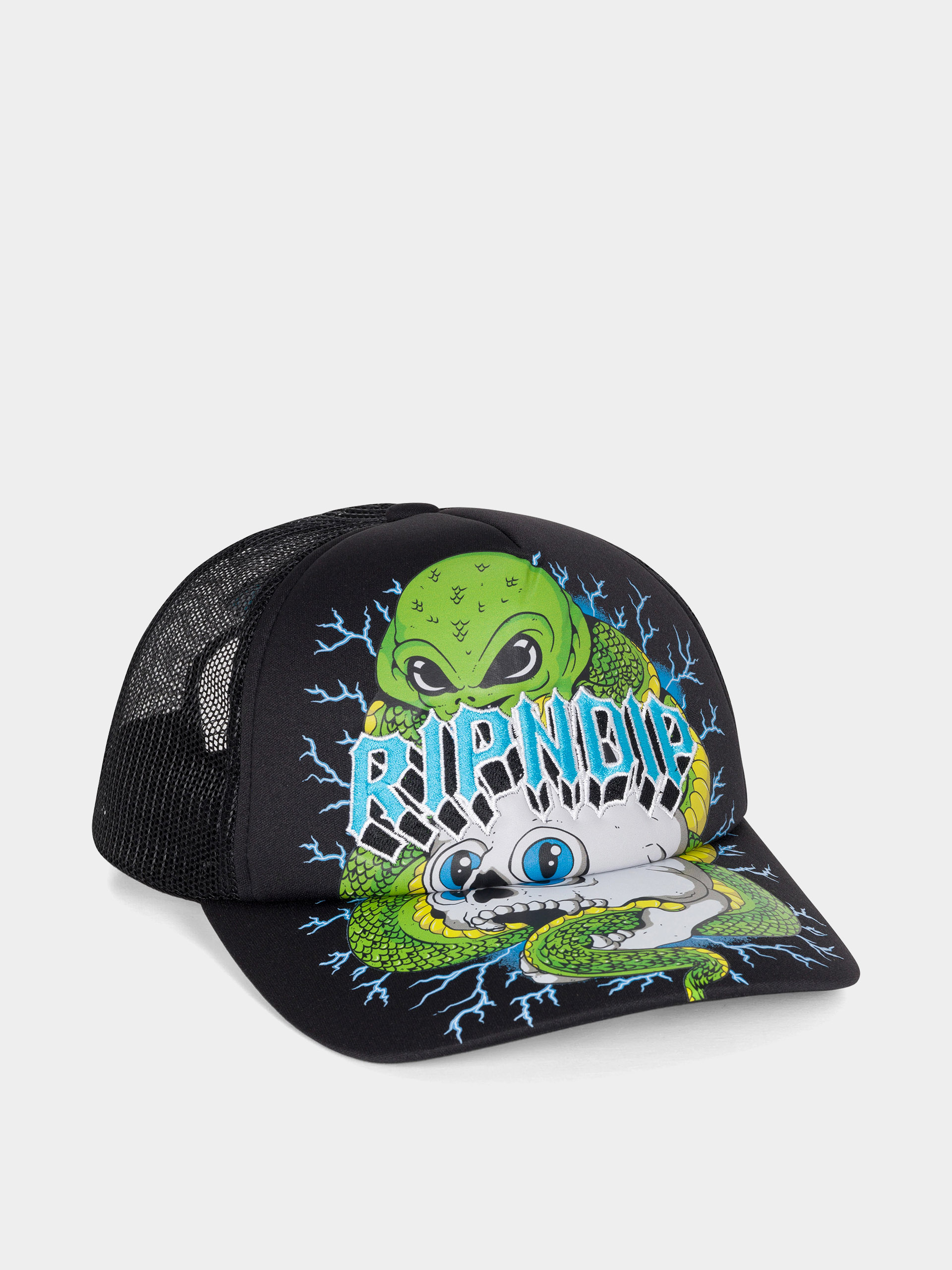 RipNDip Cap Skull And Bones Trucker (black)