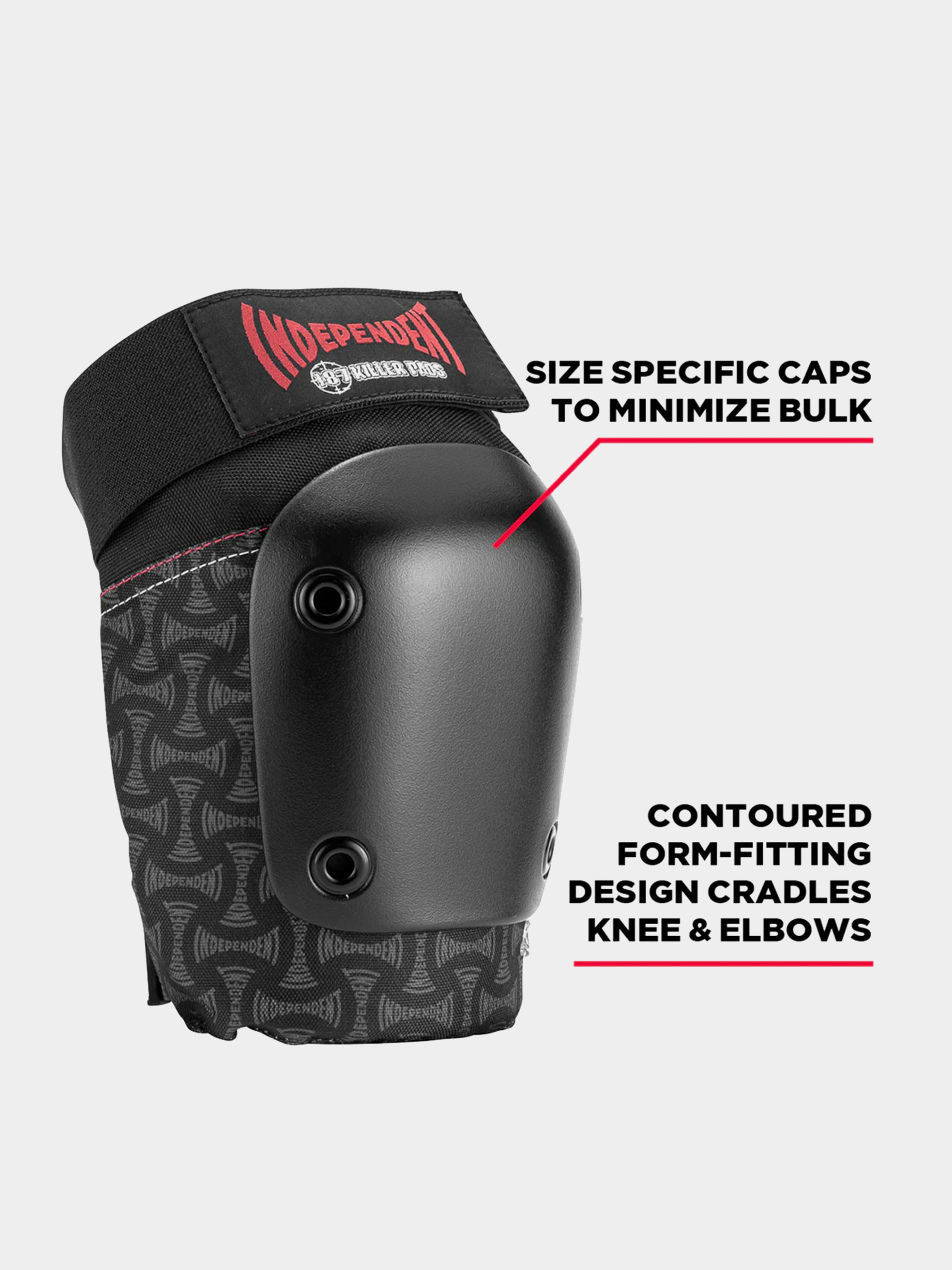 187 Killer Pads Protectors Adult Combo Pack Knee & Elbow (black)