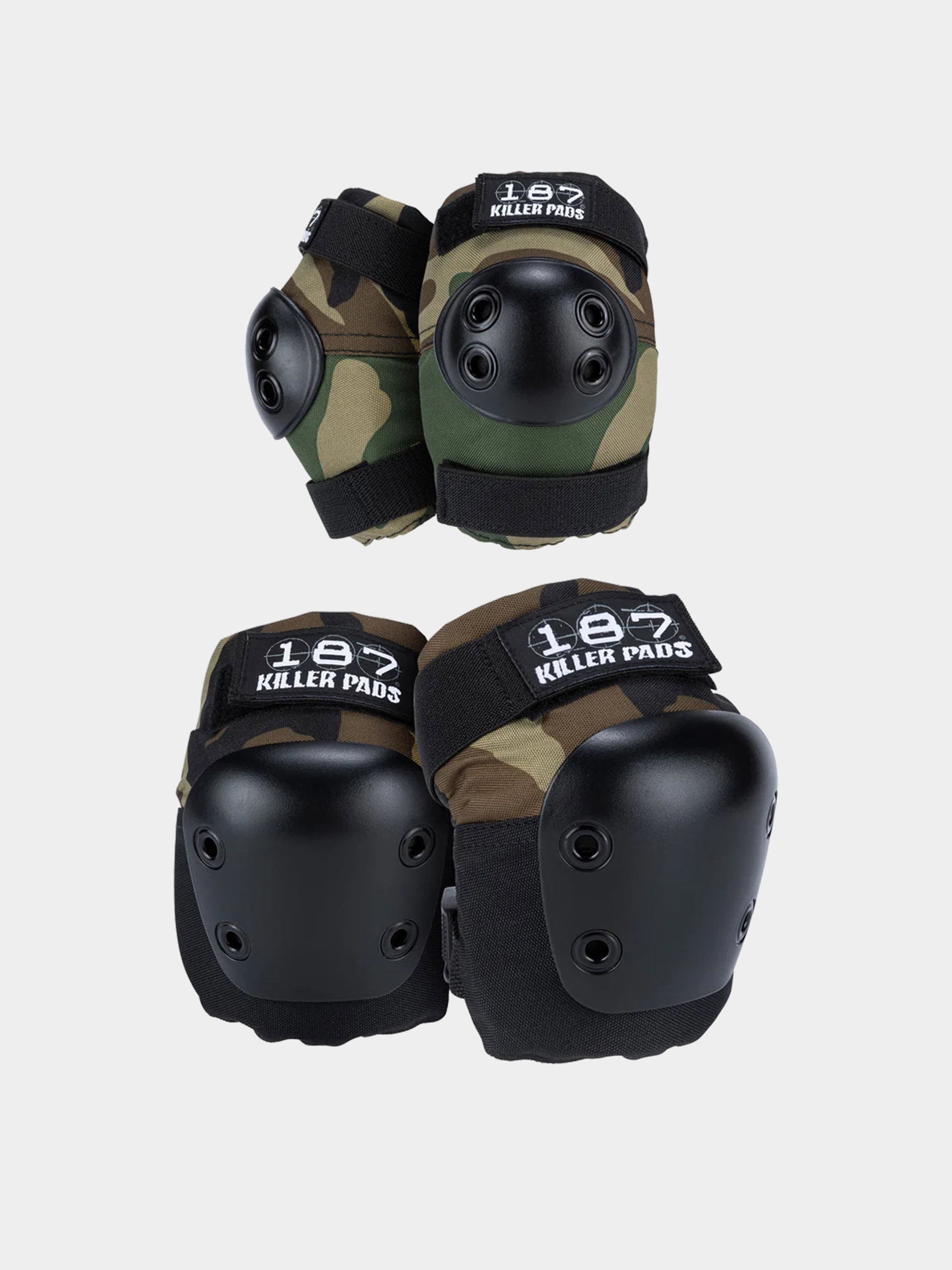 187 Killer Pads Protectors Combo Pack Knee & Elbow (camo)