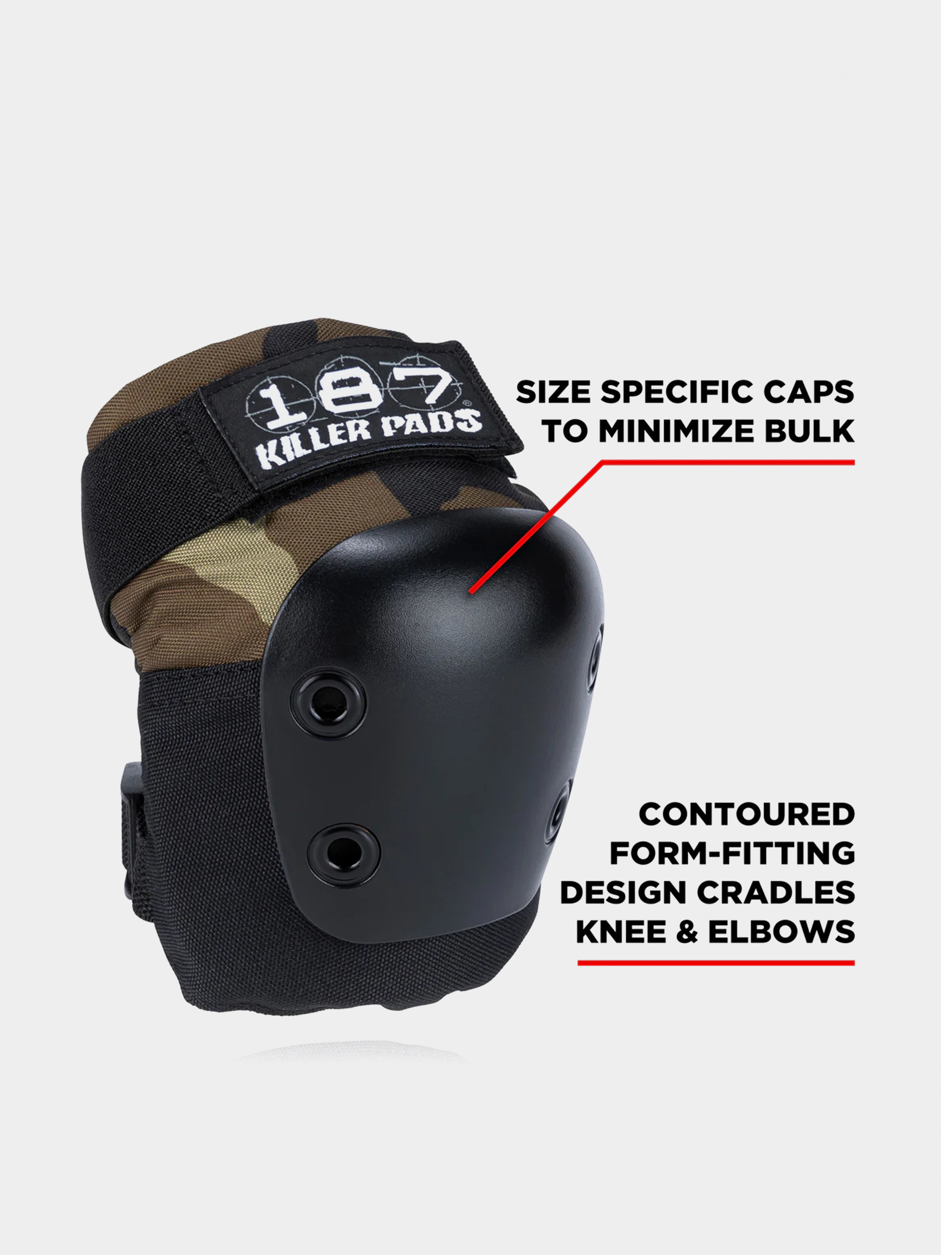 187 Killer Pads Schützer Combo Pack Knee & Elbow (camo)