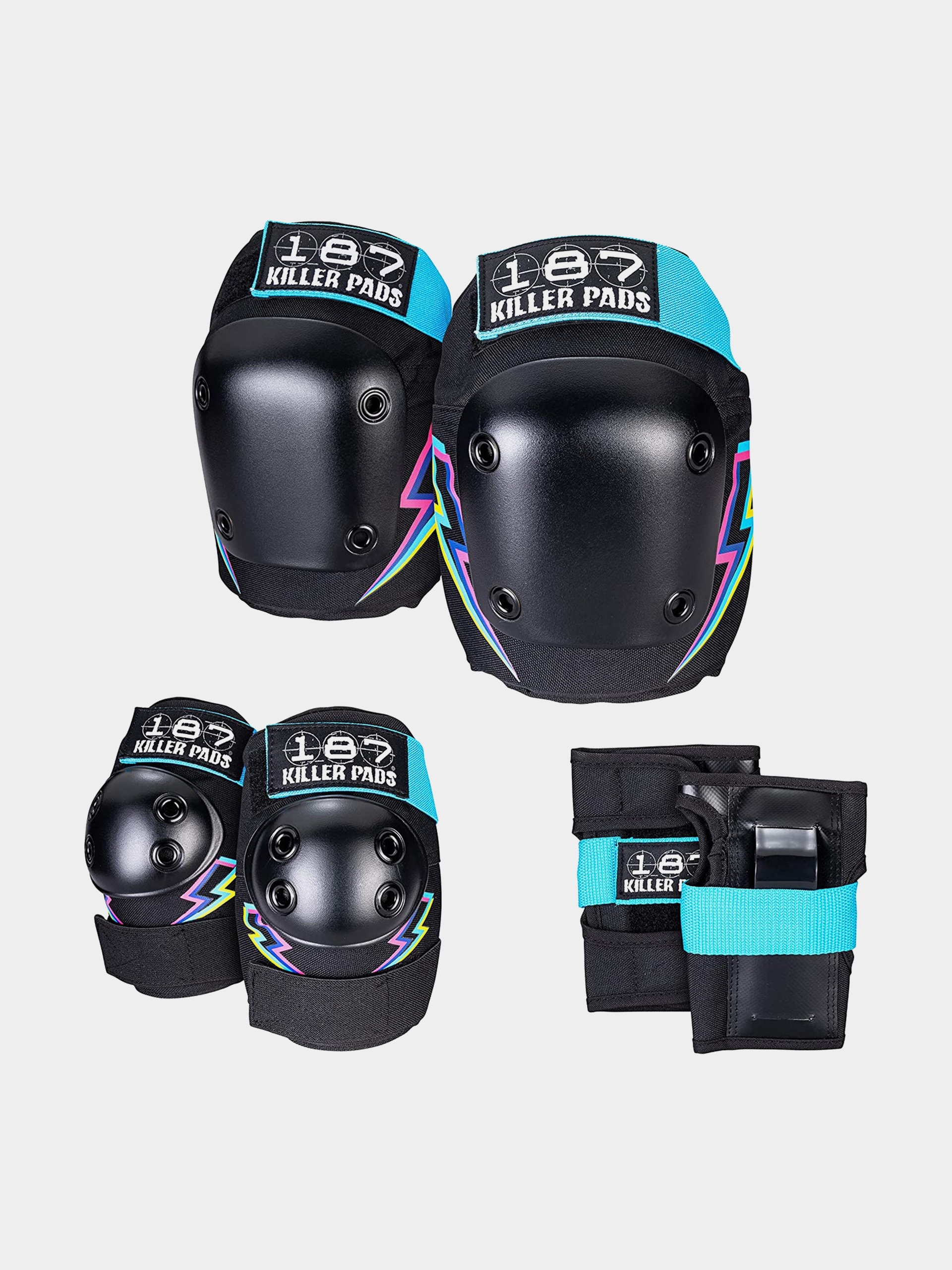 187 Killer Pads Schützer Six Pack Set Electric Bolt