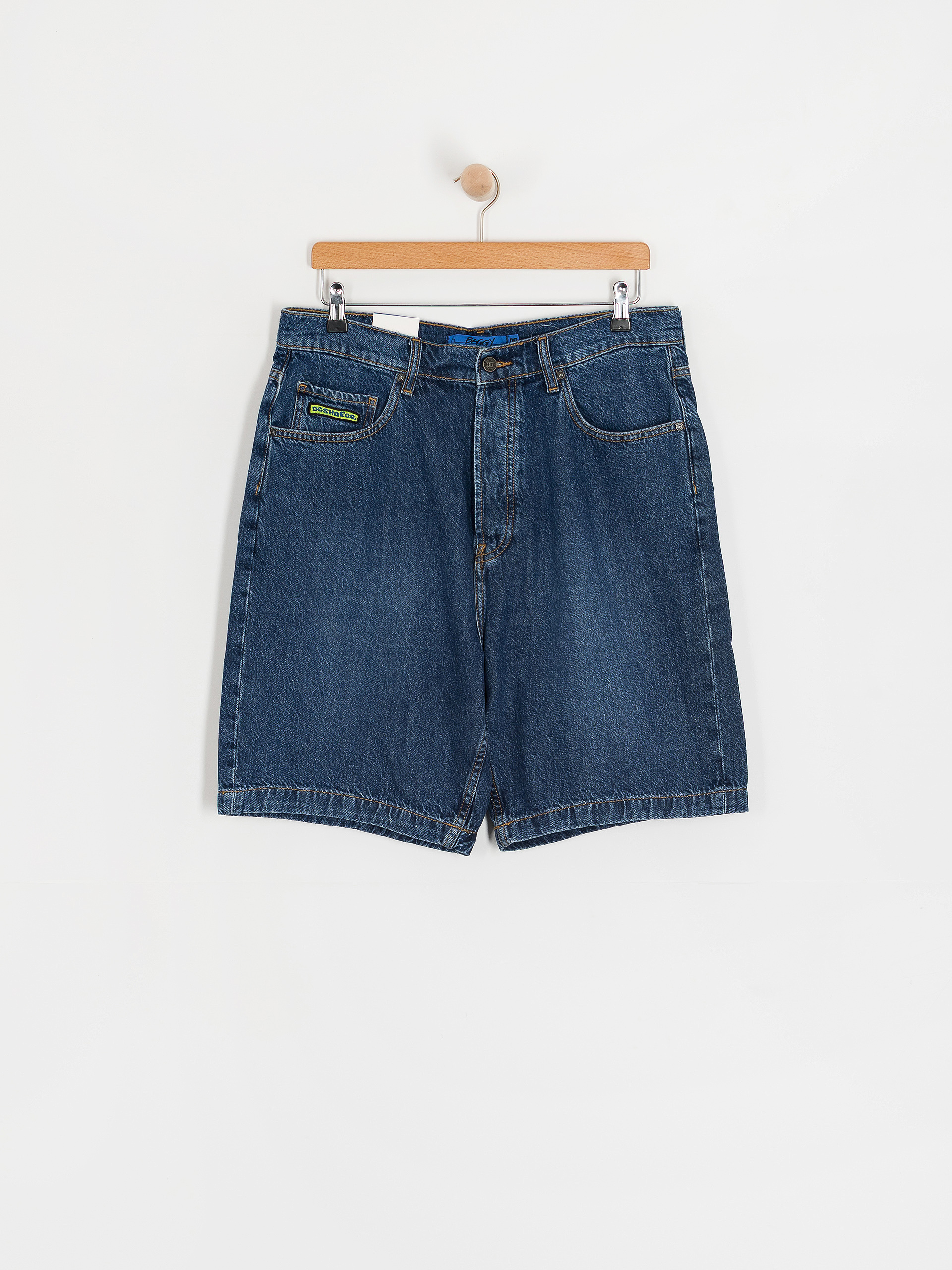 DC Worker Baggy Denim Rsi Shorts (stone indigo)