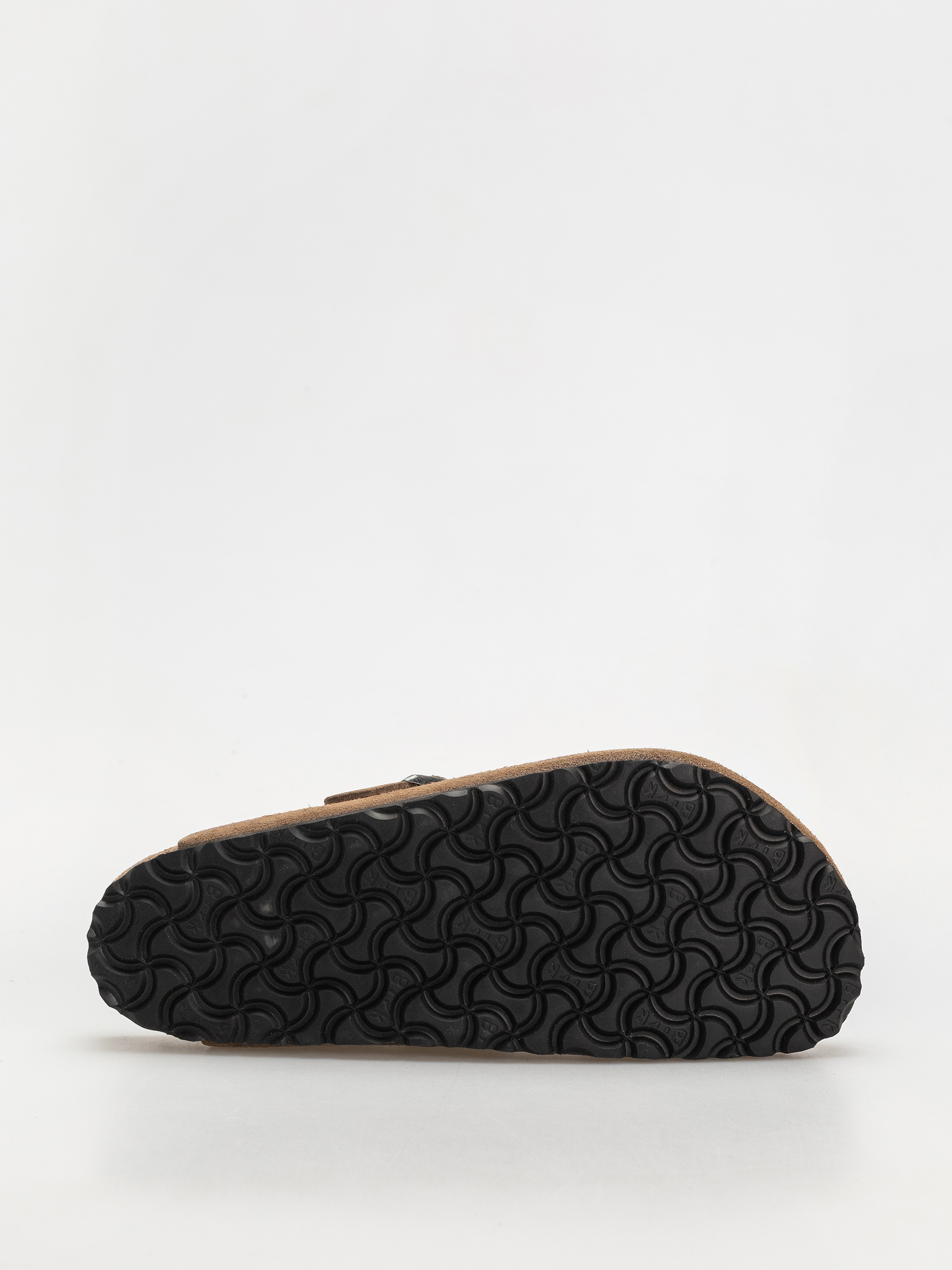 Birkenstock Boston SFB Suede Leather Regular Flip-flops (dark tea)