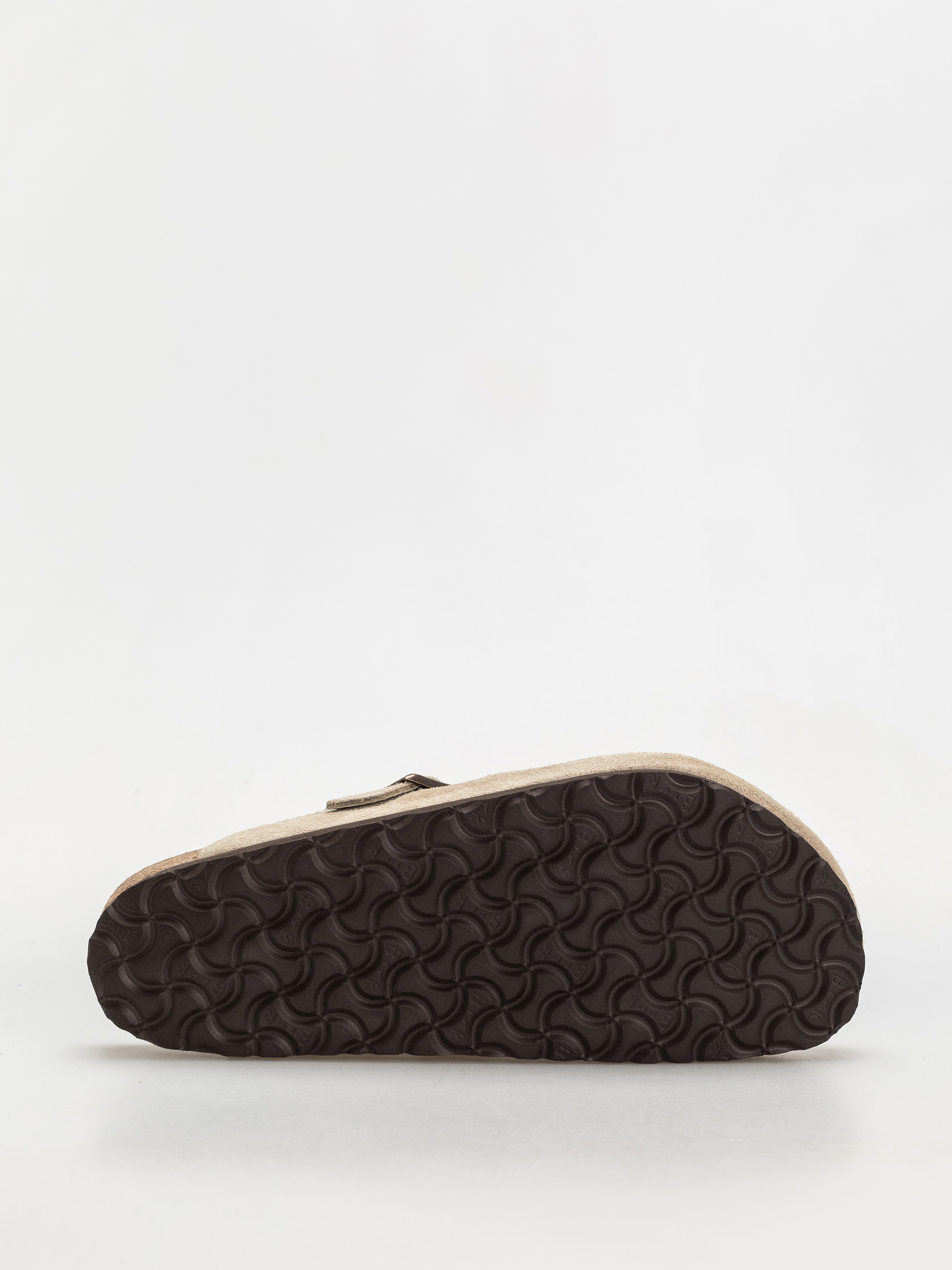 Birkenstock Flip Flops Boston Suede Leather Regular (taupe)