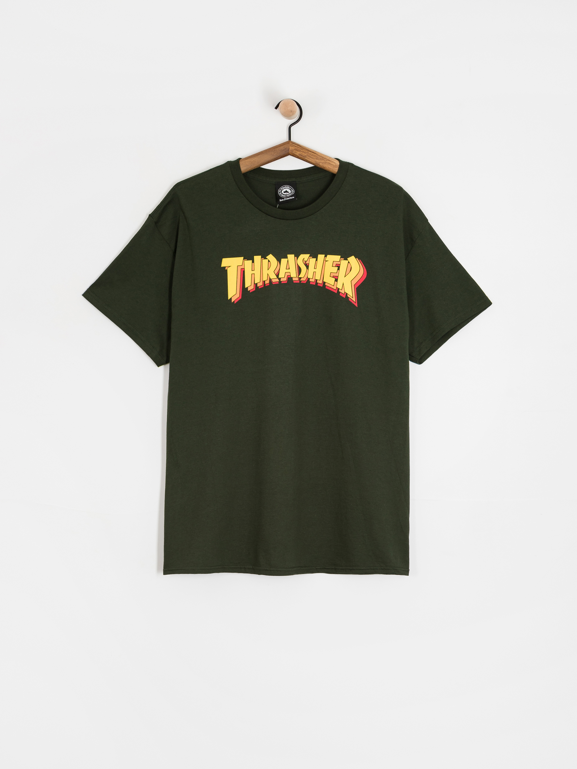 Thrasher Stacked T-Shirt (forest green)