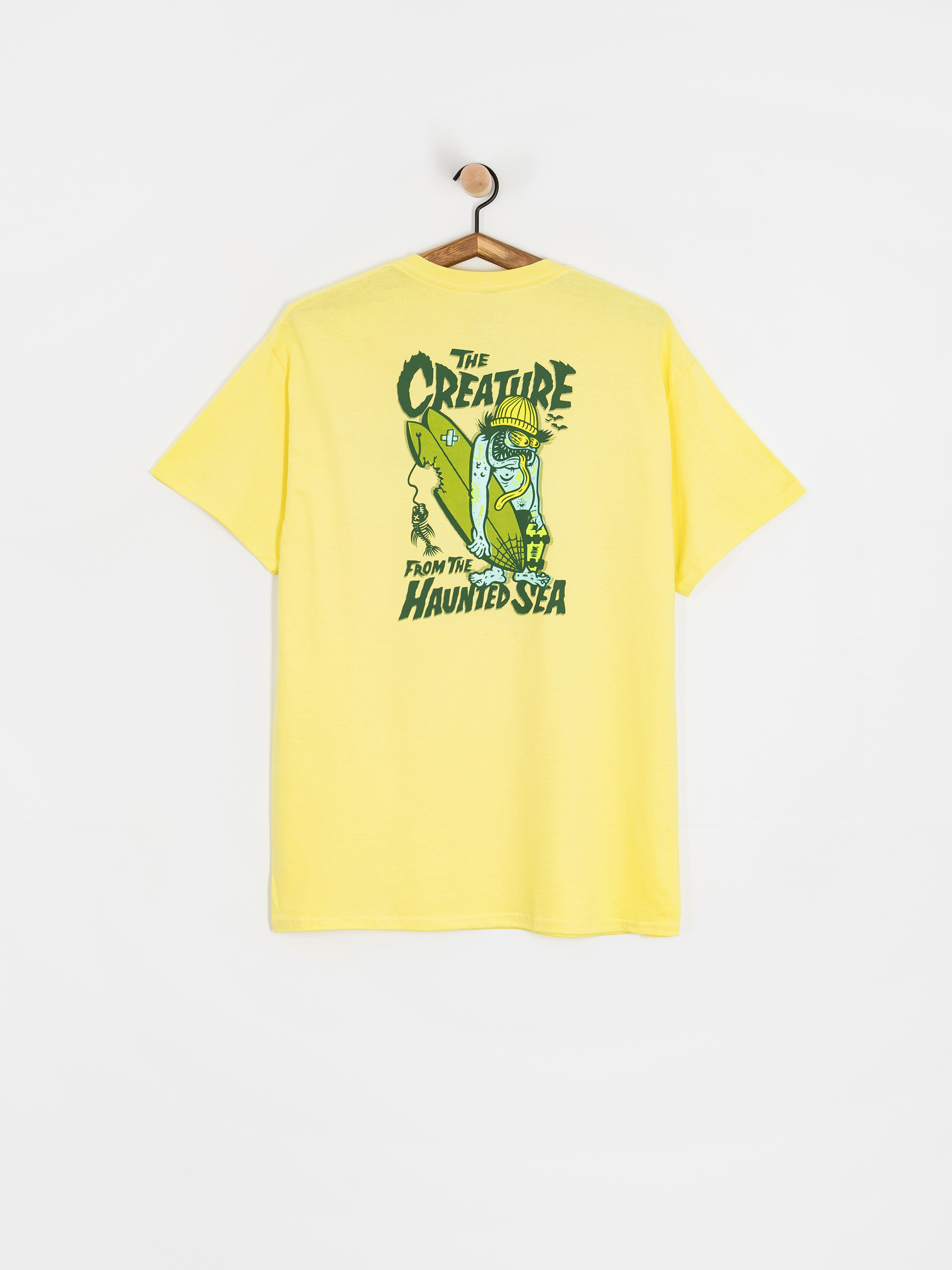 Creature Haunted Sea T-Shirt (cornsilk)