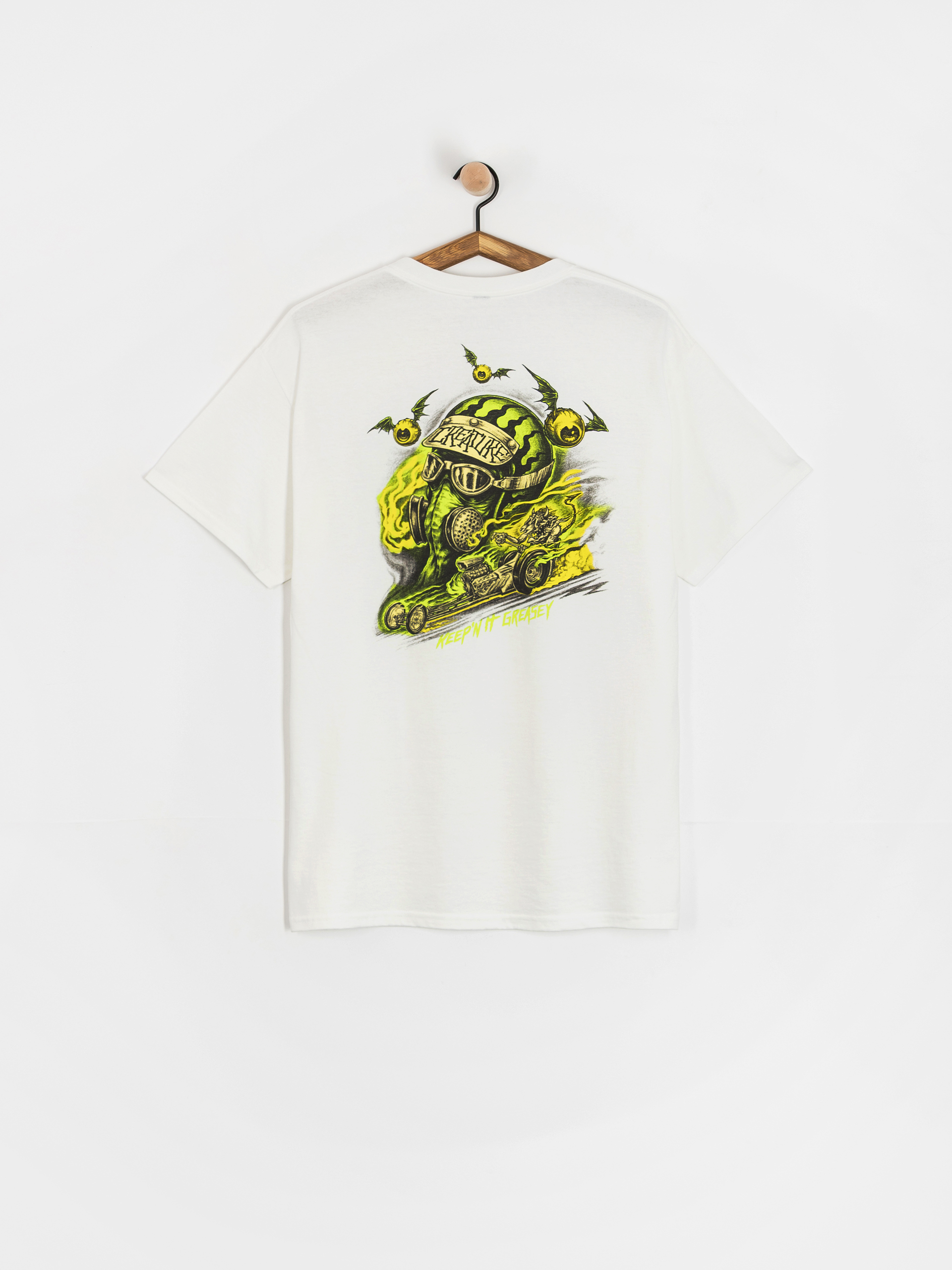 Creature Crash And Burn T-Shirt (white)