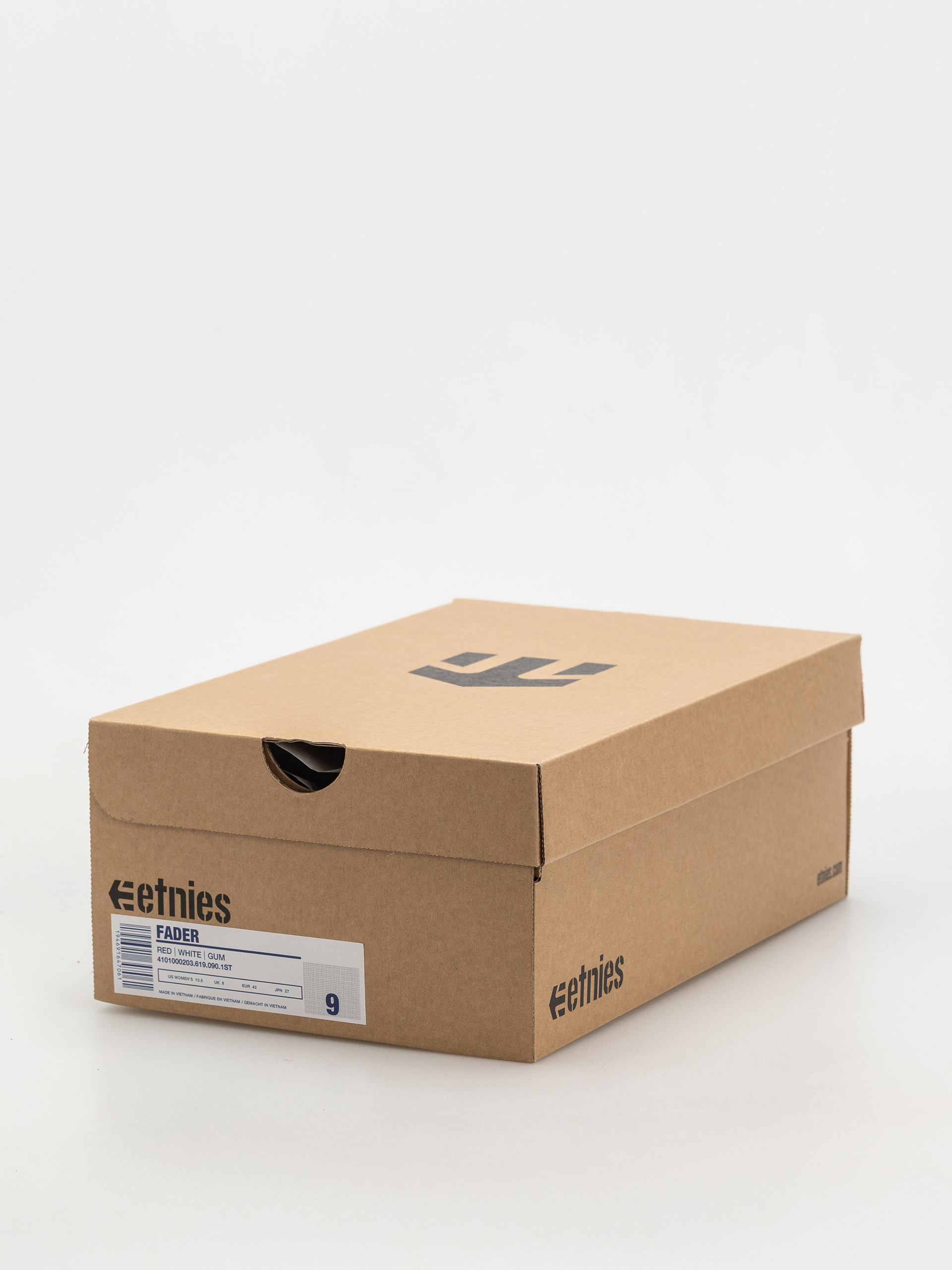 Etnies Fader Shoes (red/white/gum)